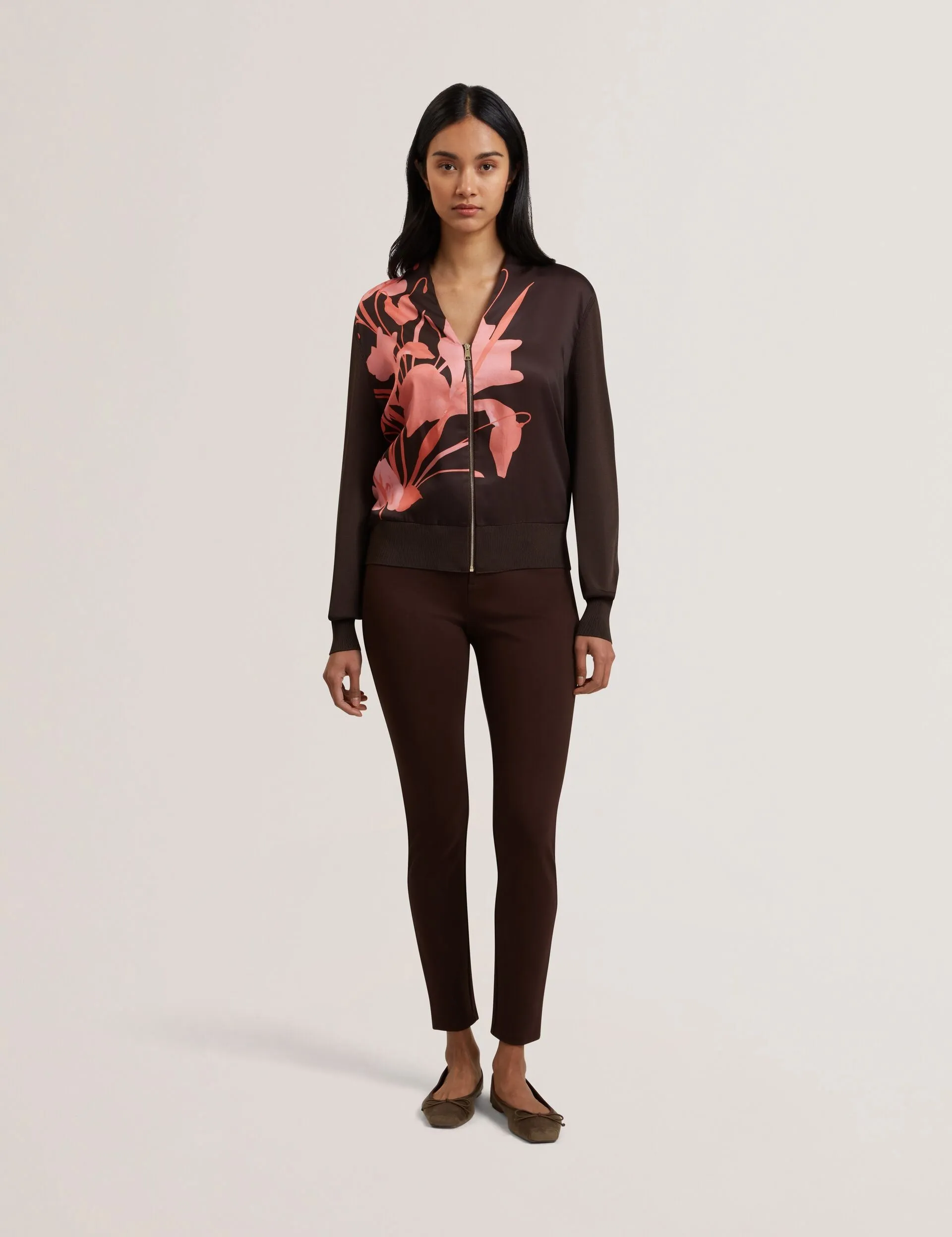 LowCarbon Footprint Textile UV Protection Fabric MATIINA | DK-BROWN