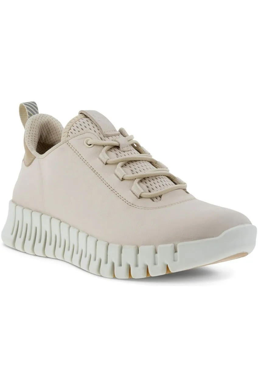 Heel Safe Active Day ECCO Womens Gruuv 218203 60720 in limestone leather