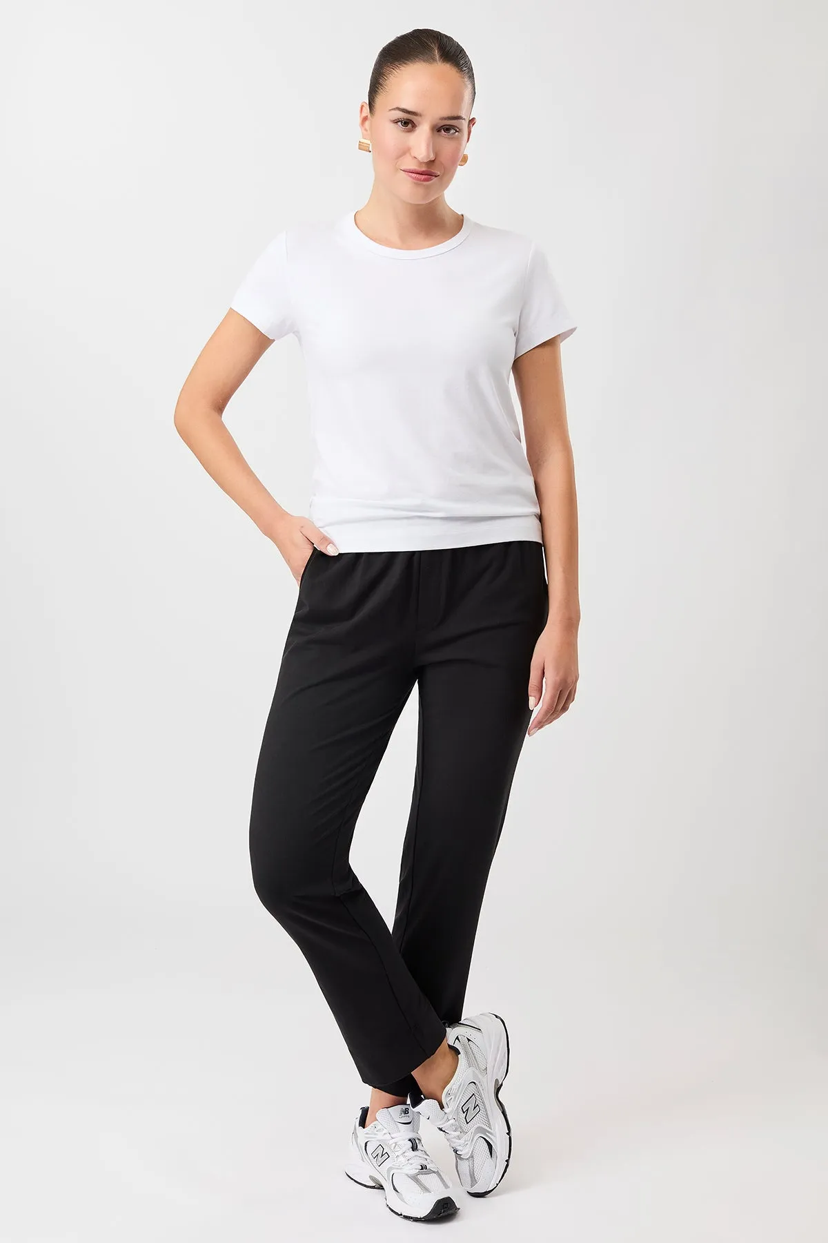 Rest & Recovery Tee - White Garment Dyed Technique