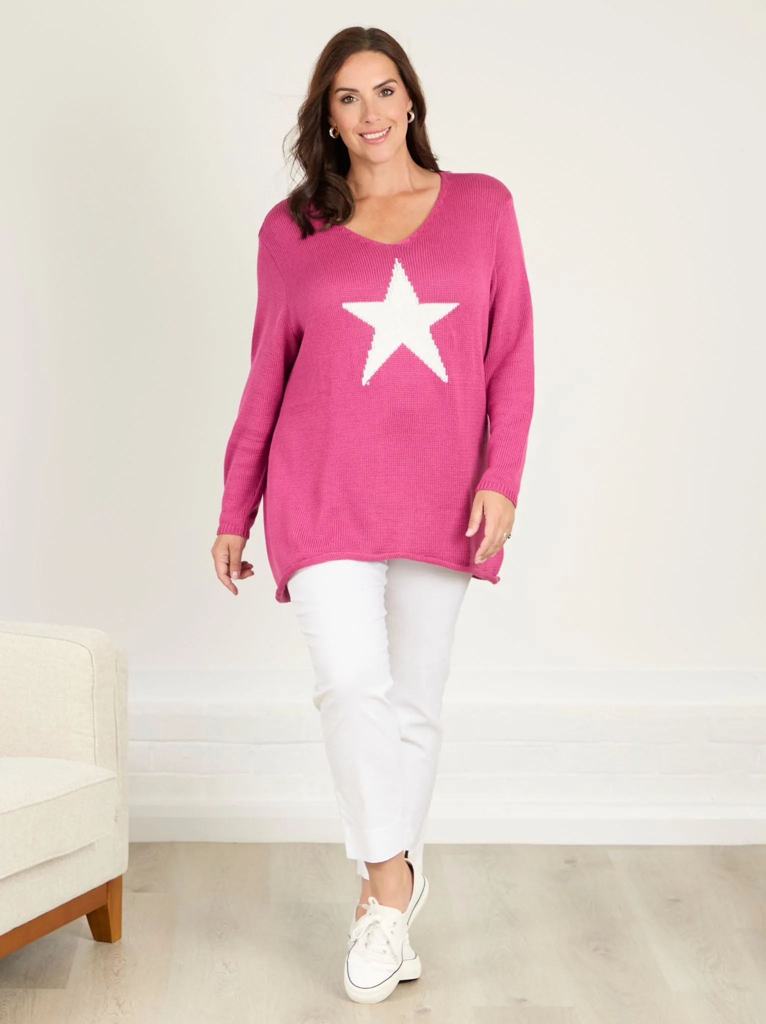 Modern Basic Mena Knitted Jumper - Amethyst