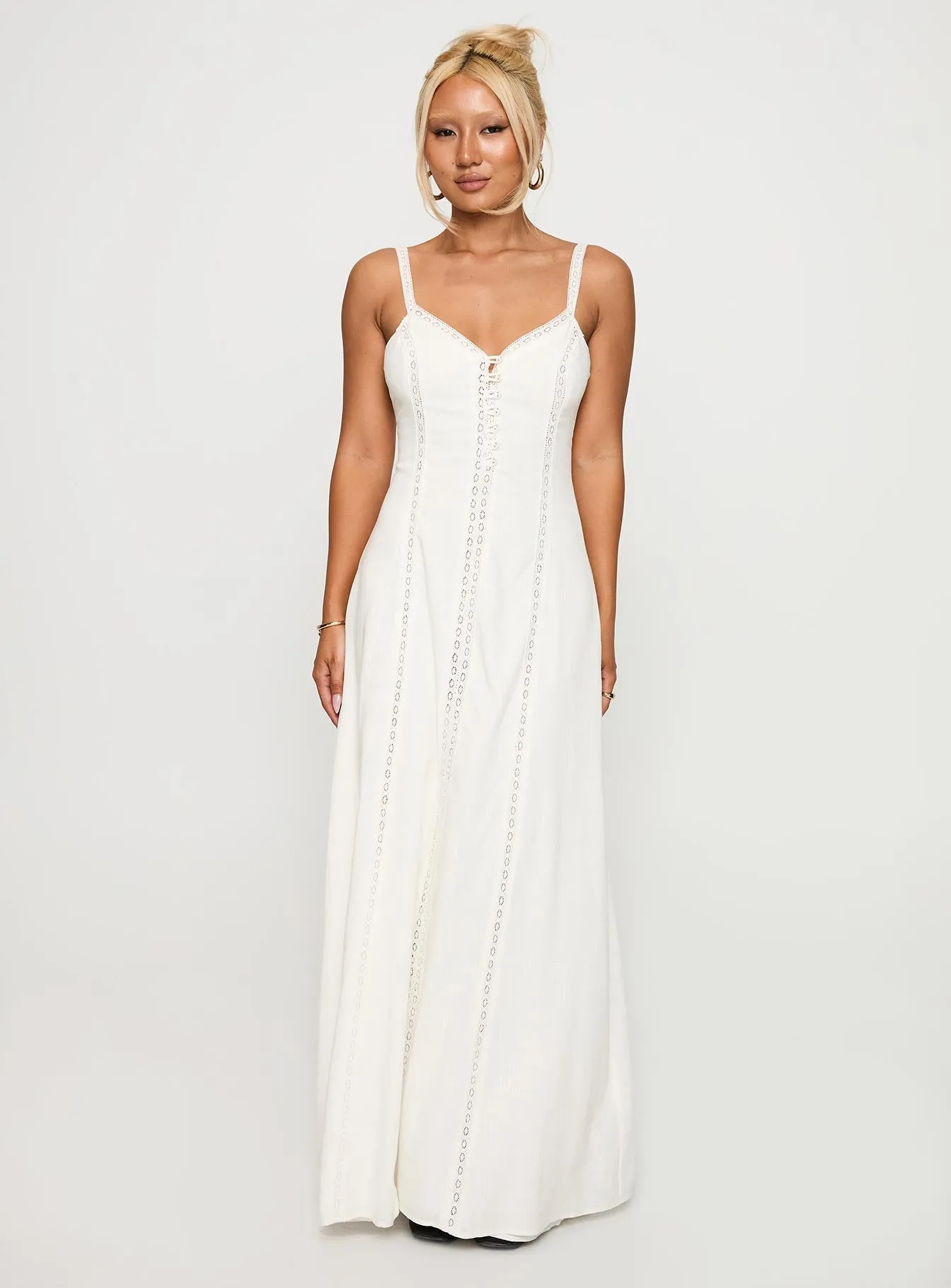 Polished Form Mercie Maxi Dress White