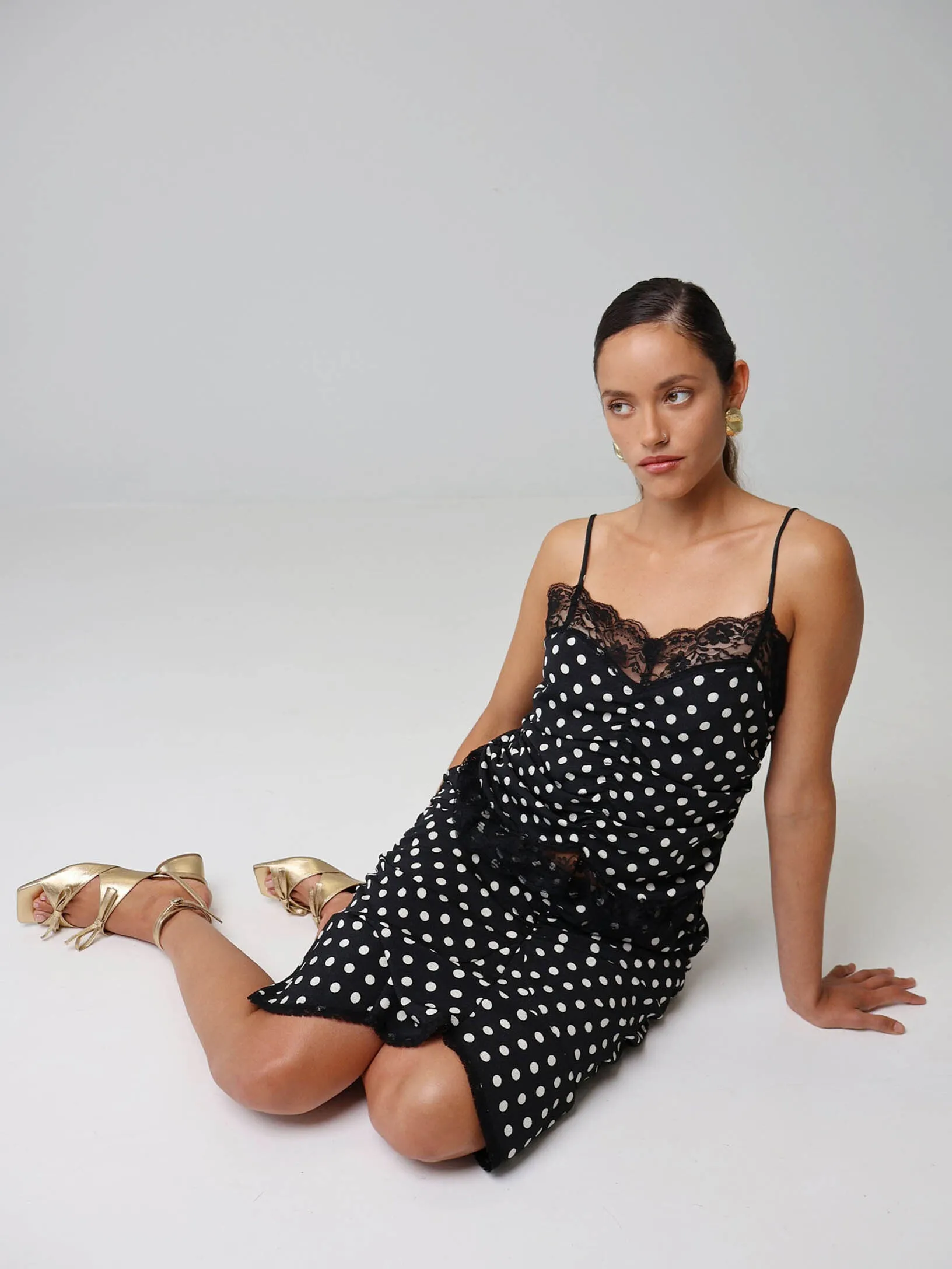 Comfortable Pumps Mira Gold Heel