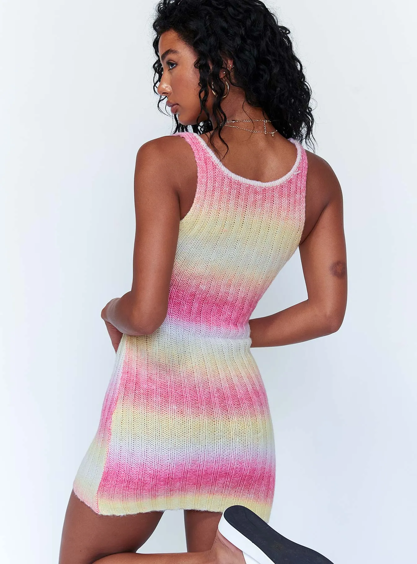 Smooth Line Trendy Piece Mila Mini Dress Yellow / Pink