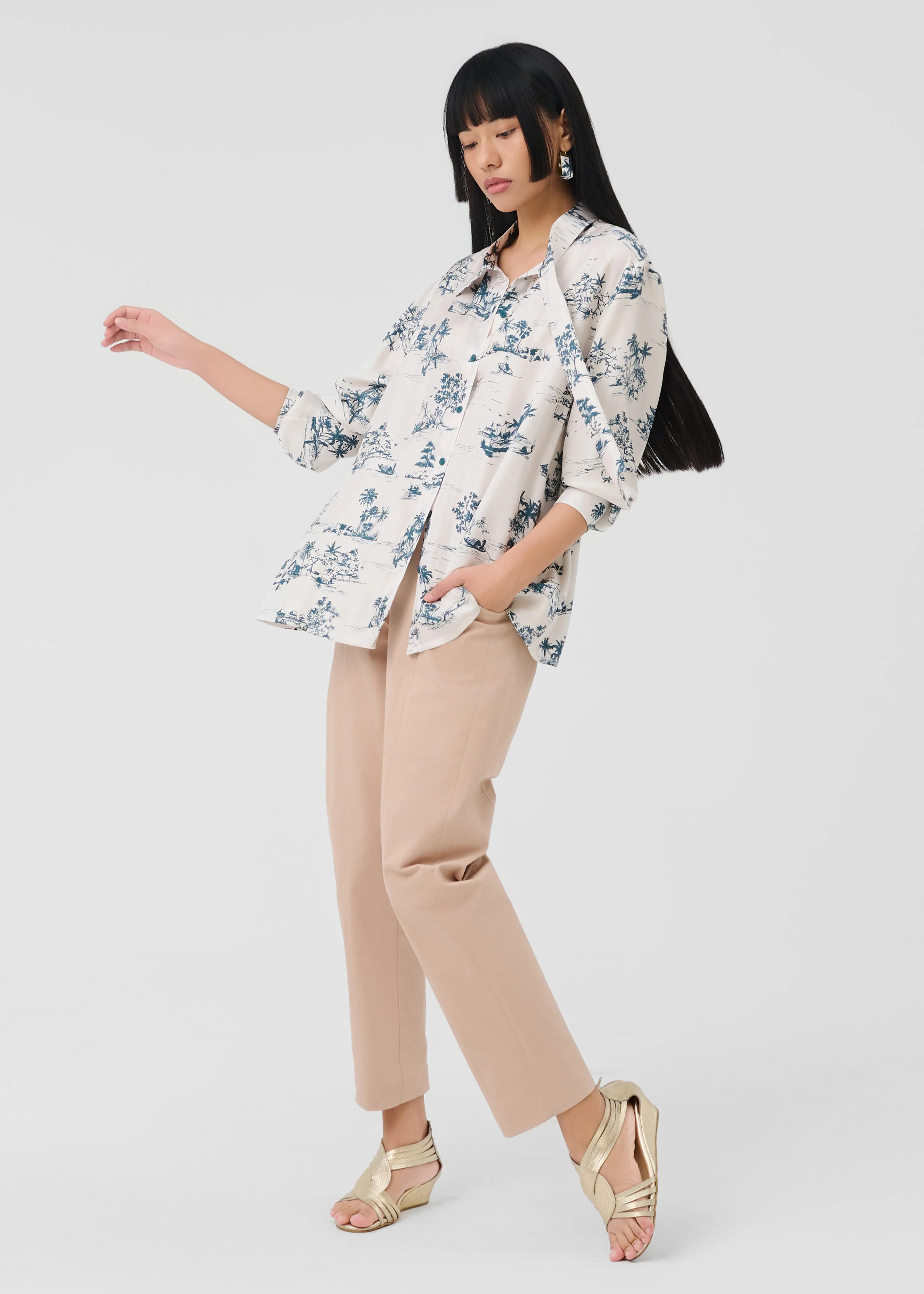 Elegant Skirt Daywear Style CHAU DOC - COOL REVERIE