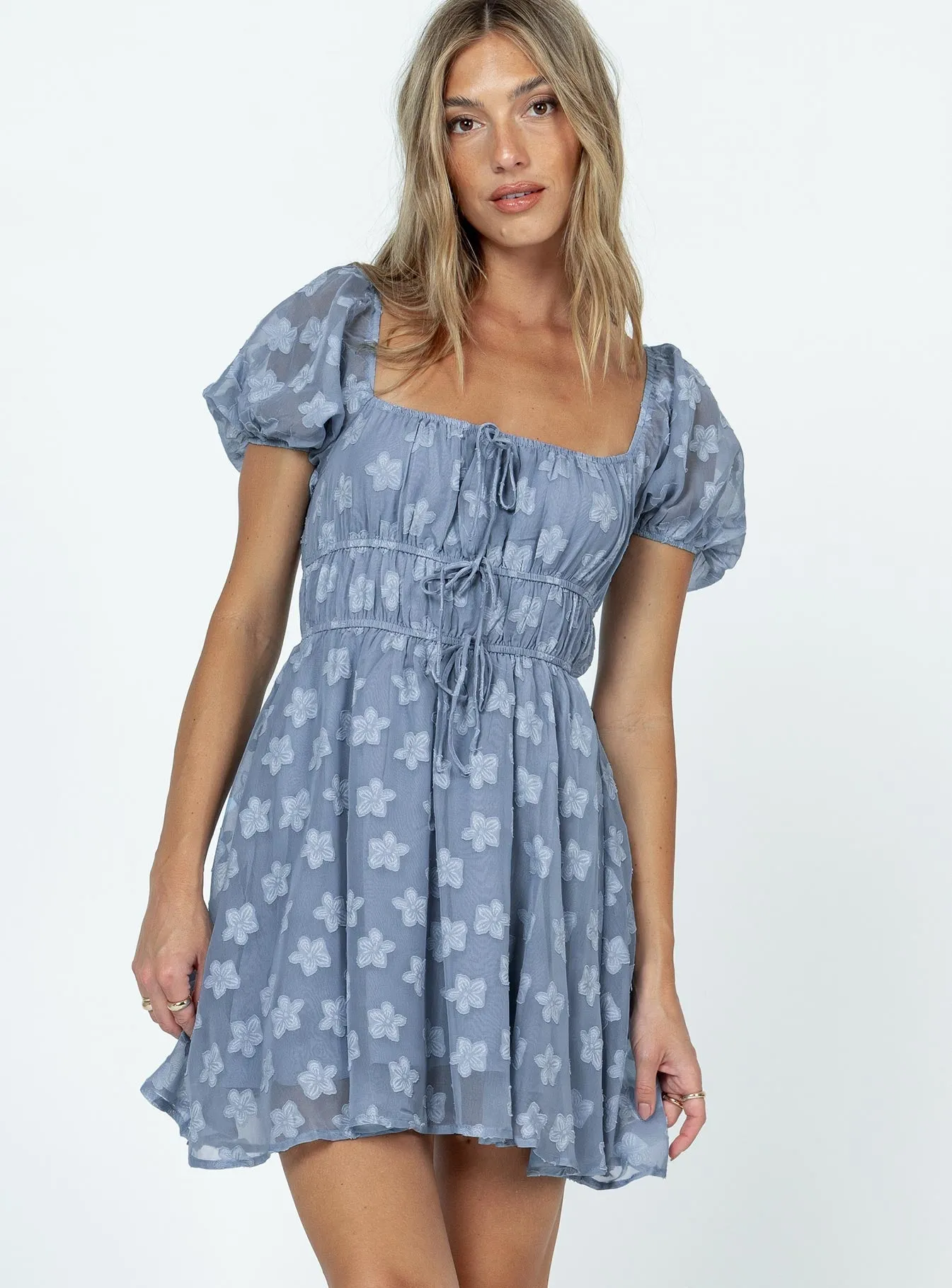 Lightweight-Layer Kenny Mini Dress Blue