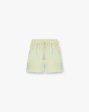 Mirage Shorts - Watermark Print Elastic Comfort