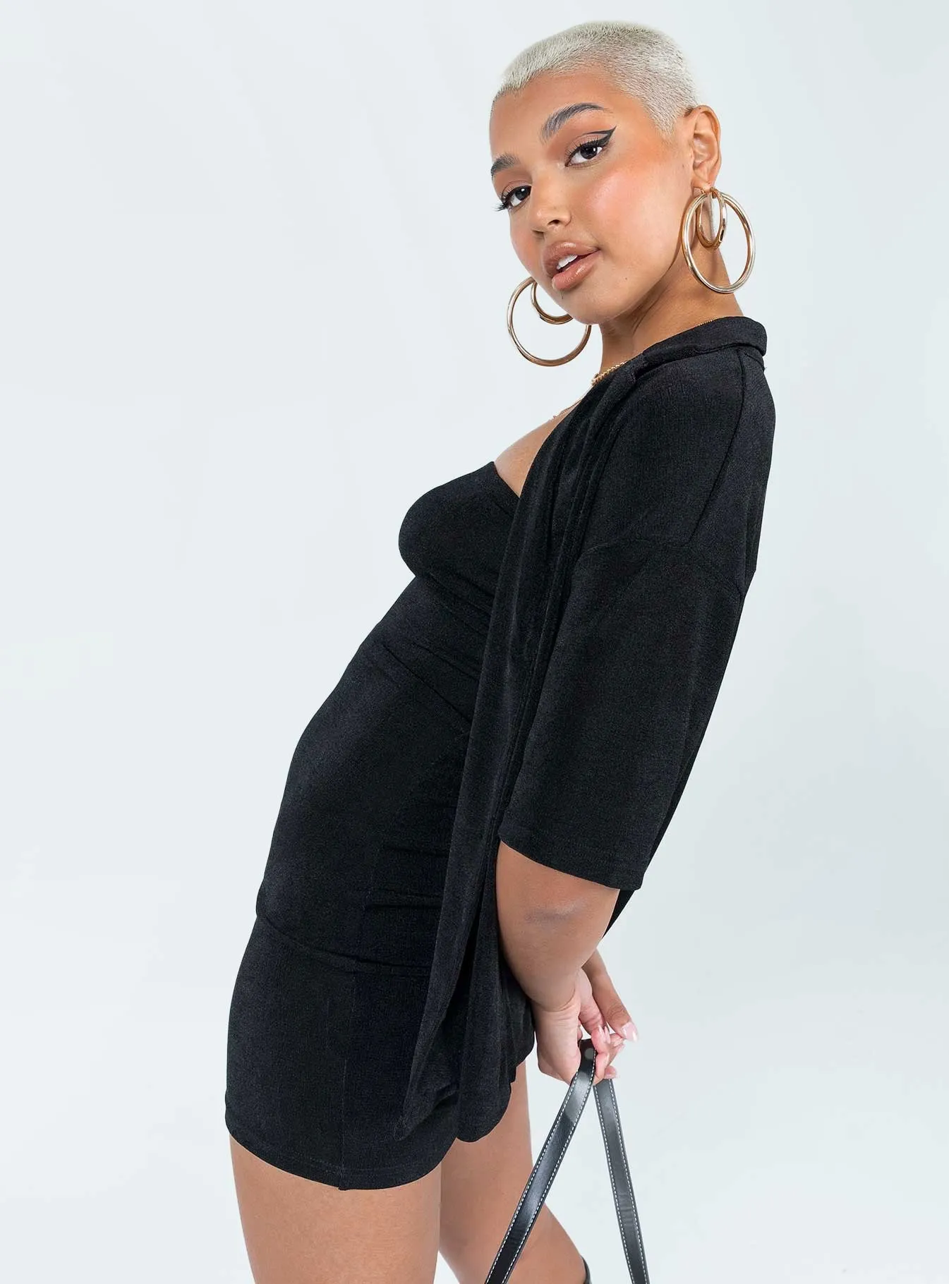 Flattering Waist Design Fit Misha Set Black