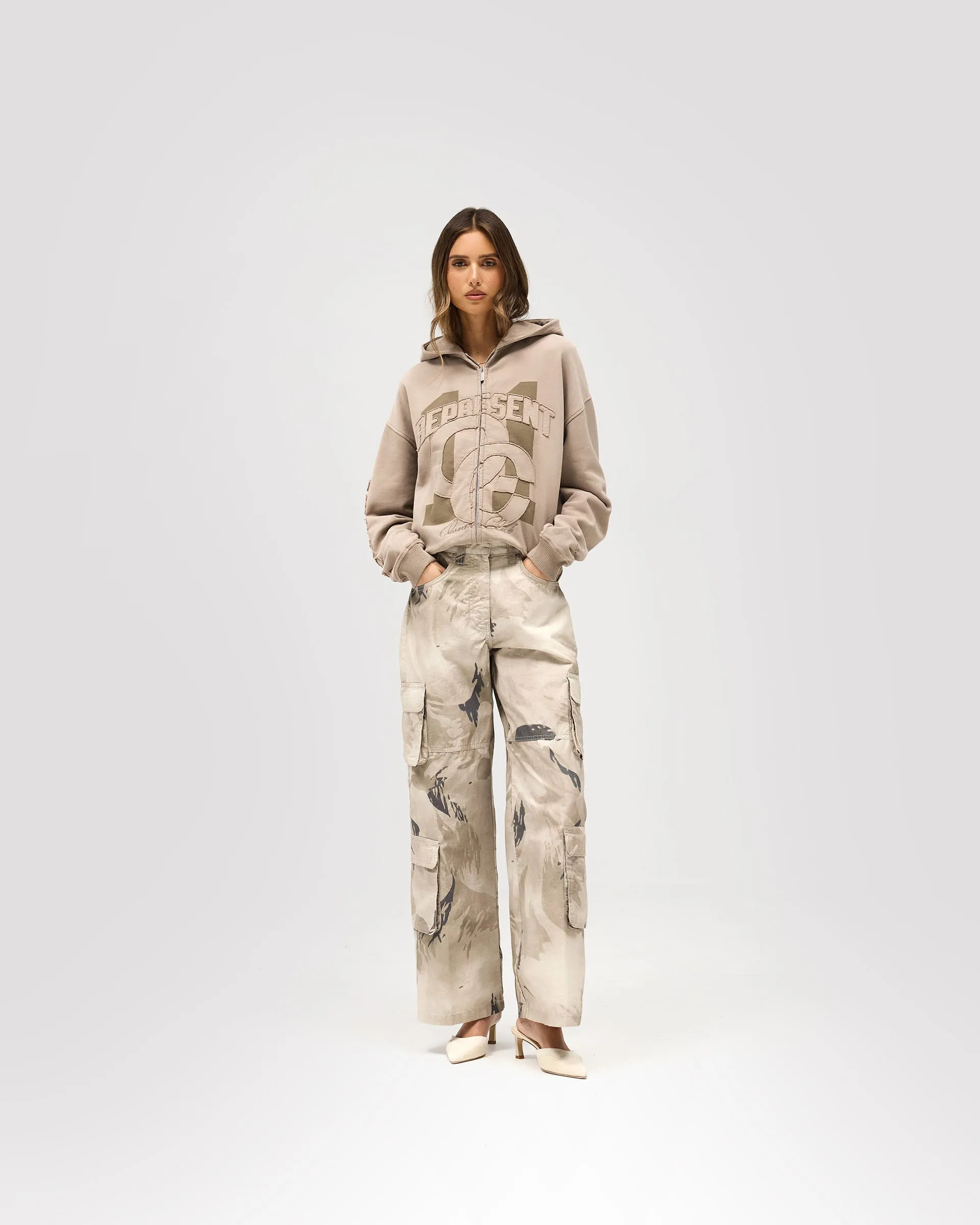 Owners Club 11 Zip Through Hoodie - Portobello product belt definition