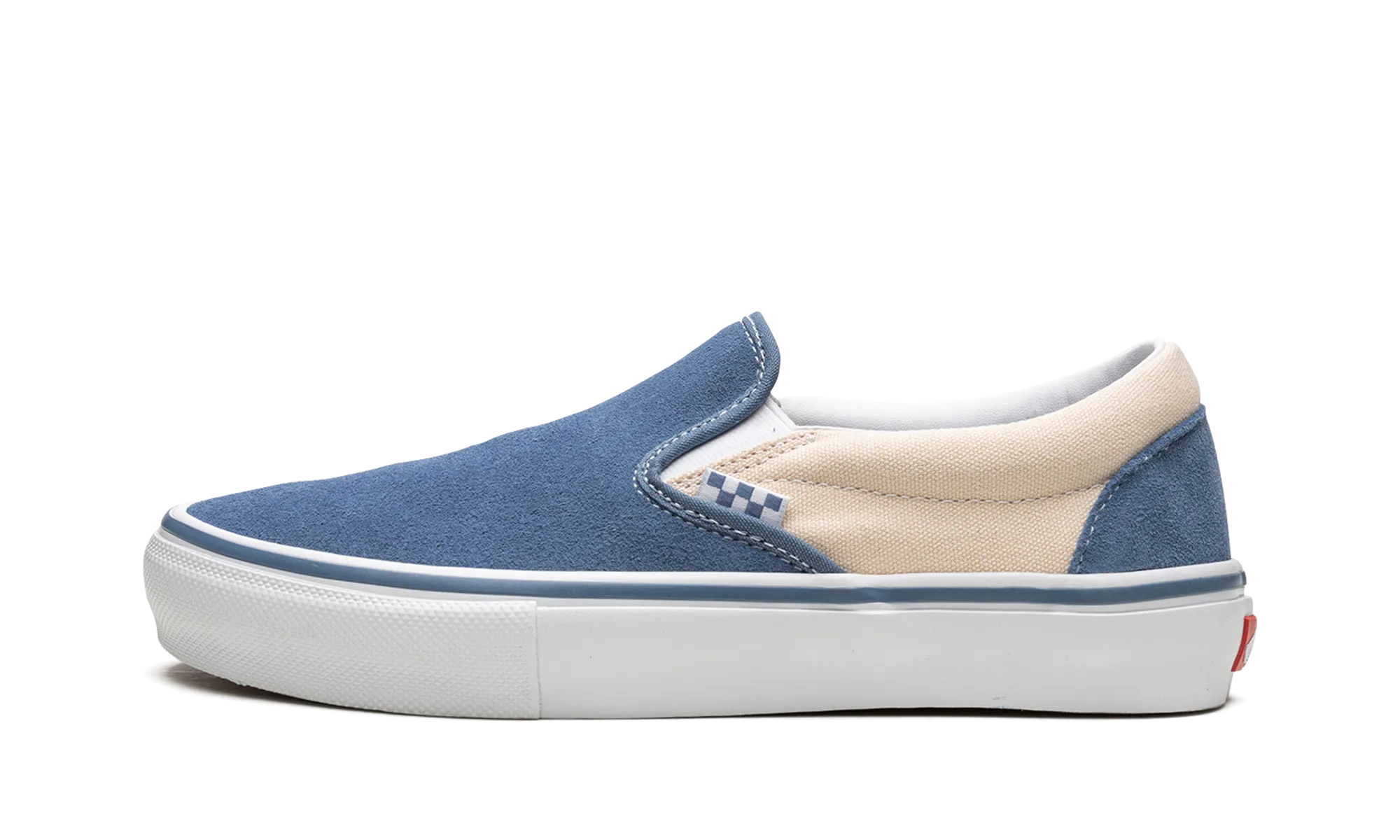 Stretchable Material Skate Slip-On "Cream"
