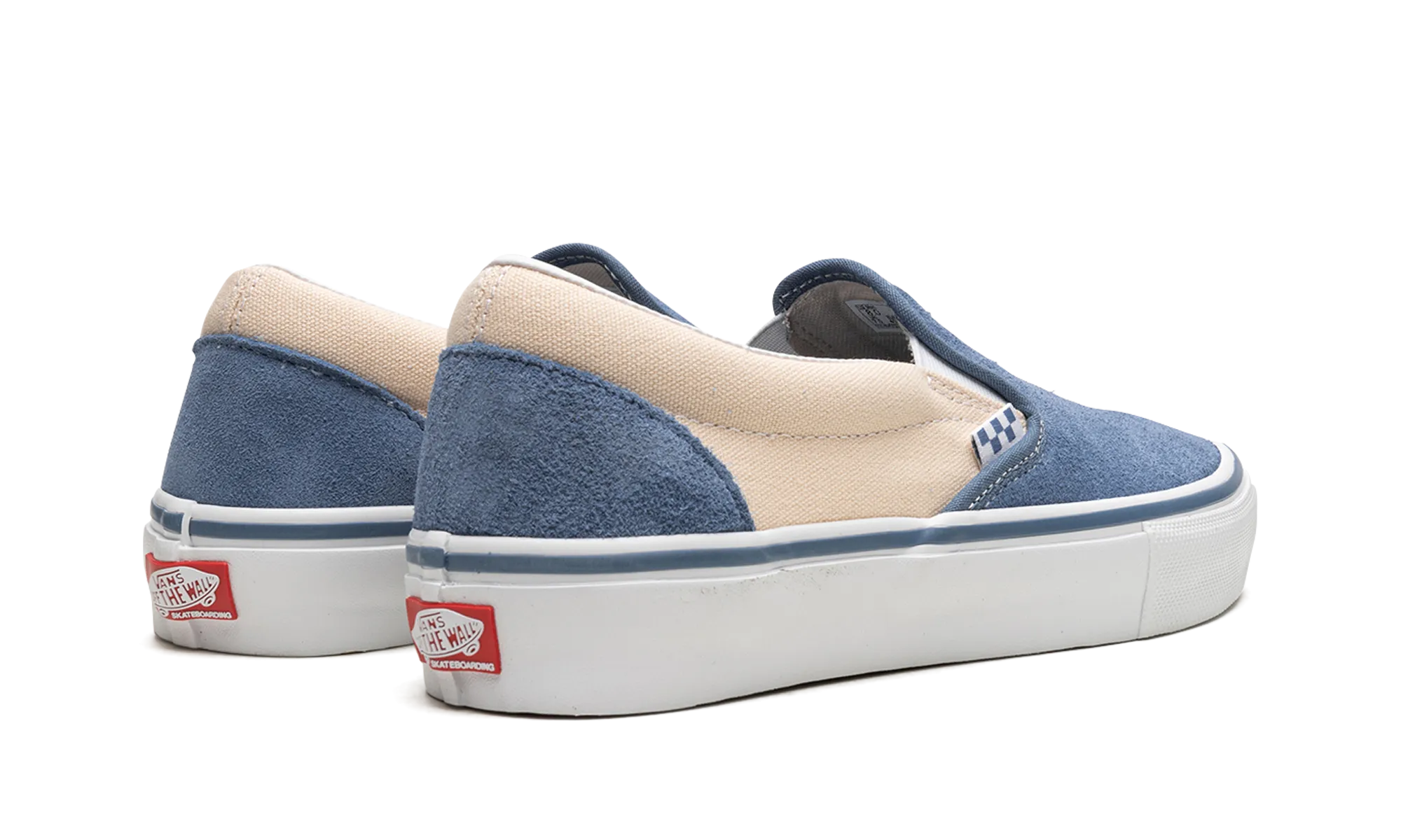 Lace Up Closure System Skate Slip-On "Cream"