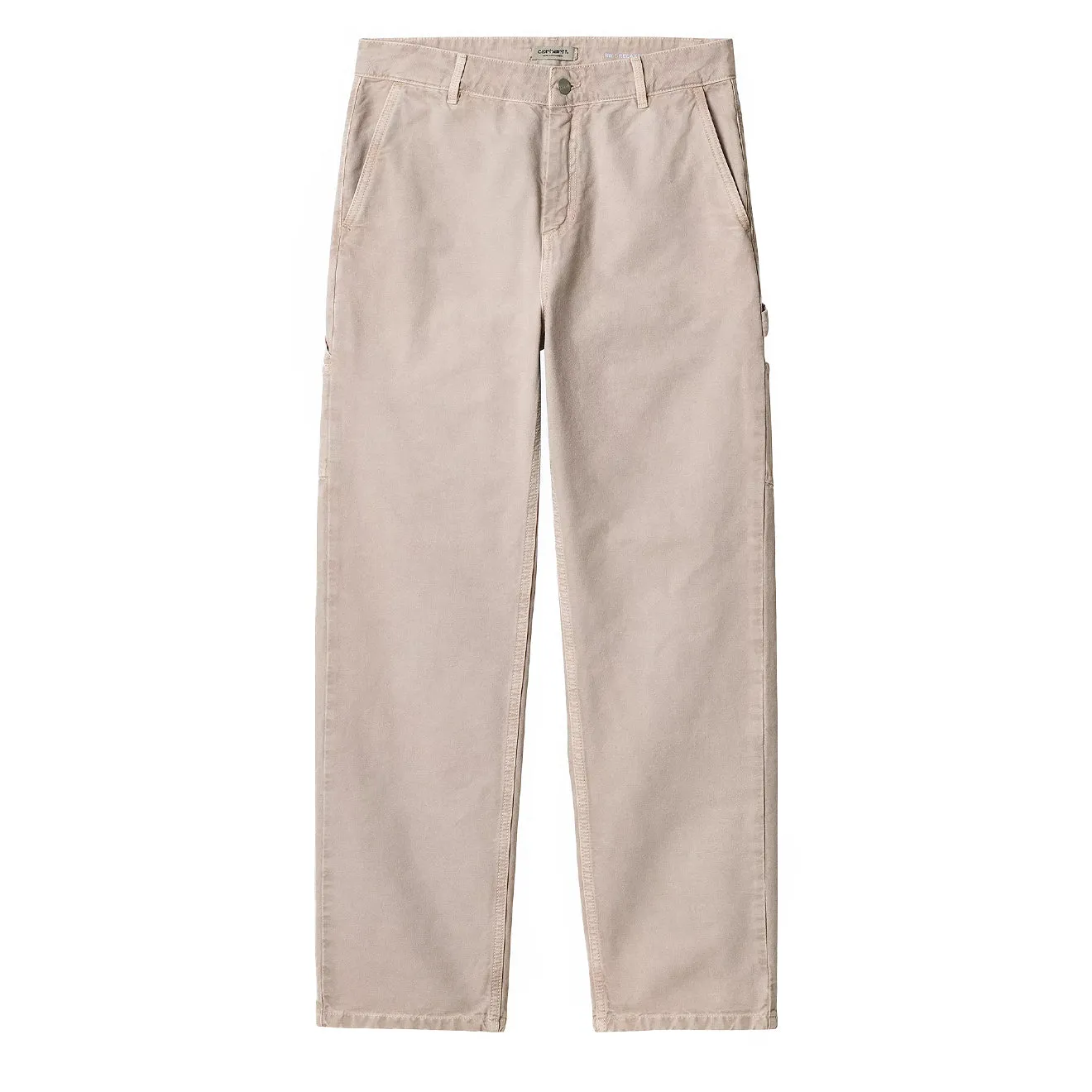 Carhartt WIP Womens Pierce Pant Straight Dusky Beige Stone Canvas Sleek Look