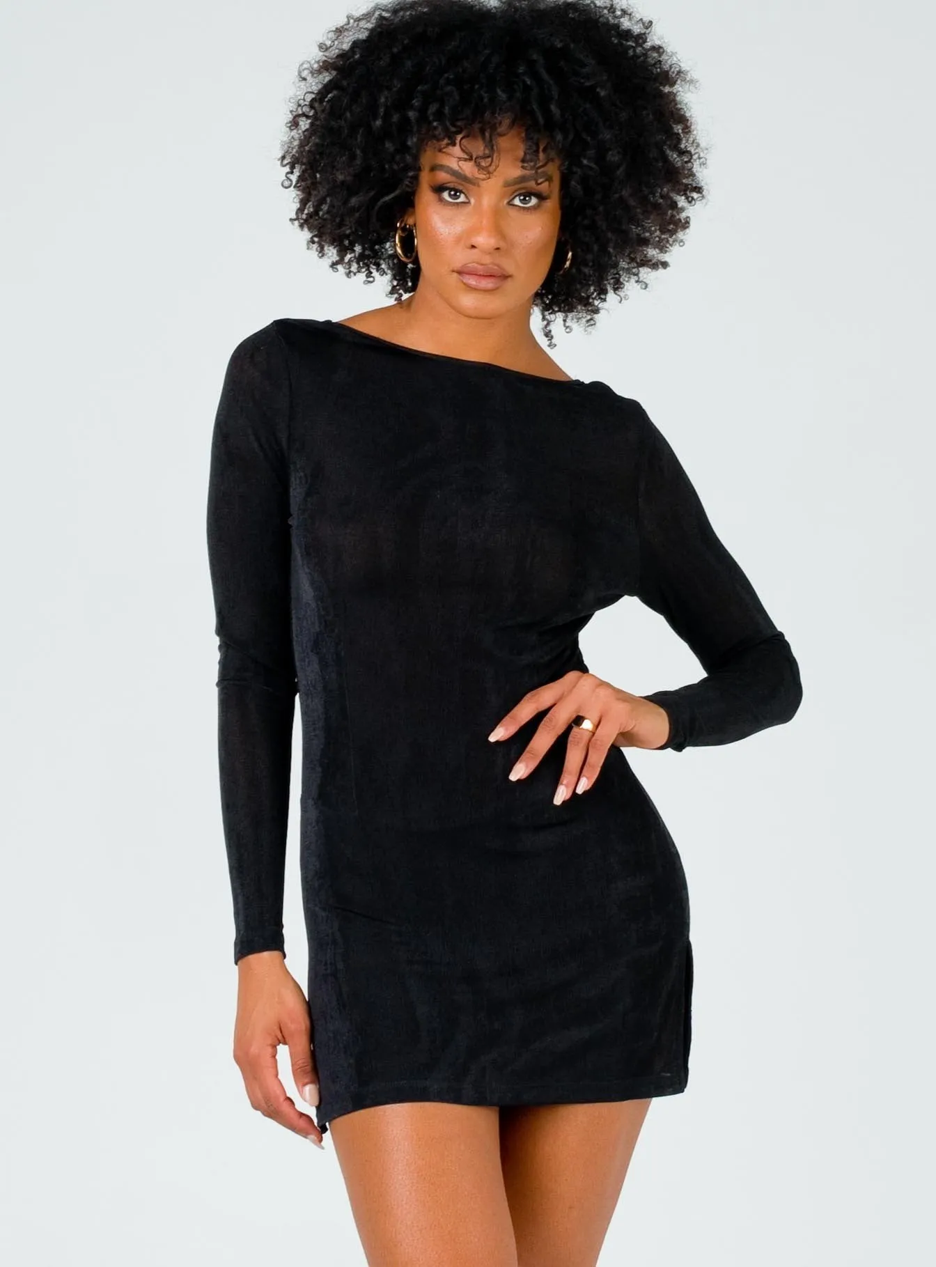 Montana Mini Dress Black SmoothEdgeFinish