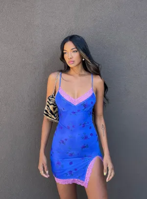 Sleeveless Lounge Cut Motel Coti Dress Lilac Rose