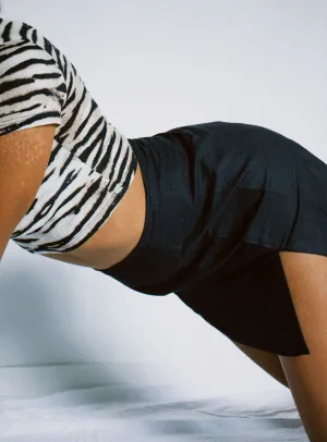 Motel Sheny Mini Skirt Black Season To Season
