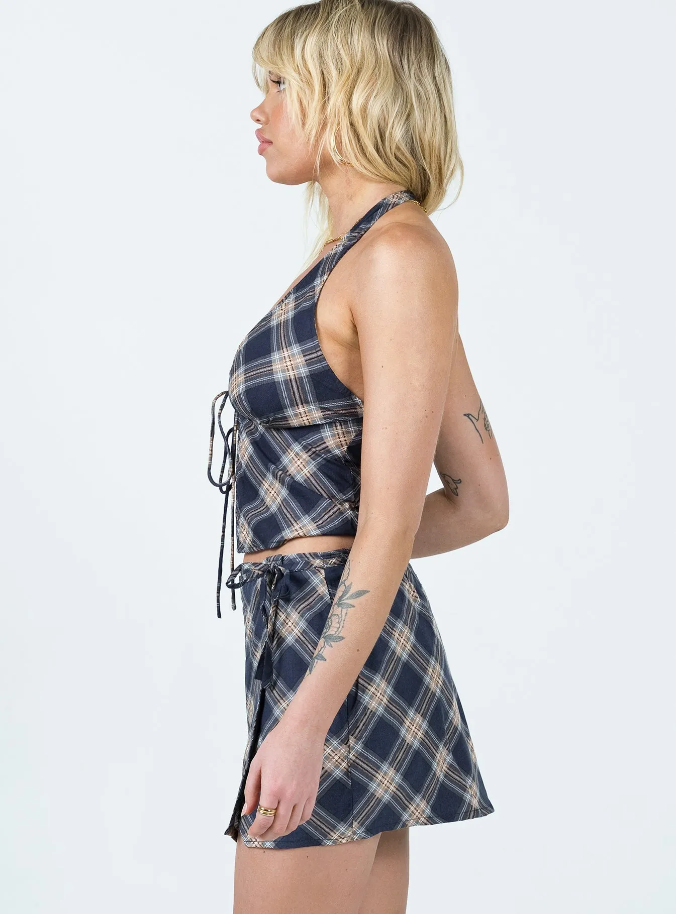 Cozy Edge Motel Volta Skirt Black