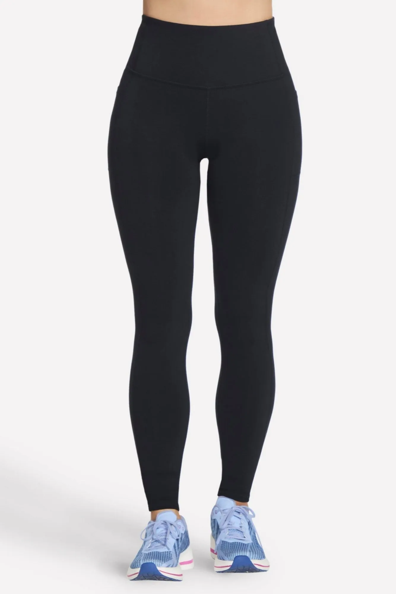GOFLEX high waist Leggings | Bold Black | 0812B1 Smart Design
