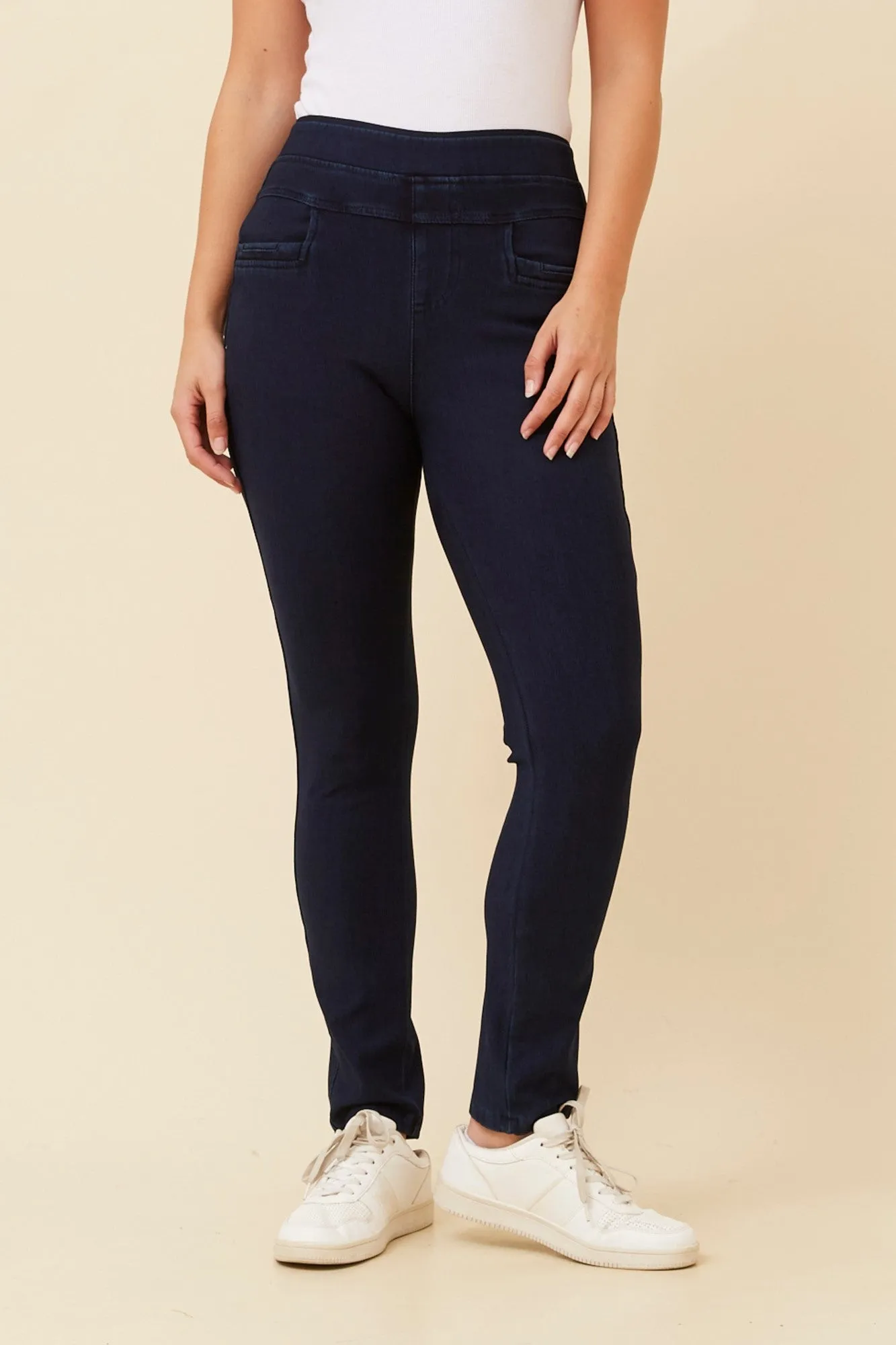 Eco Friendly Blend Sporty Comfort Fit SOLENE SOLID PANTS