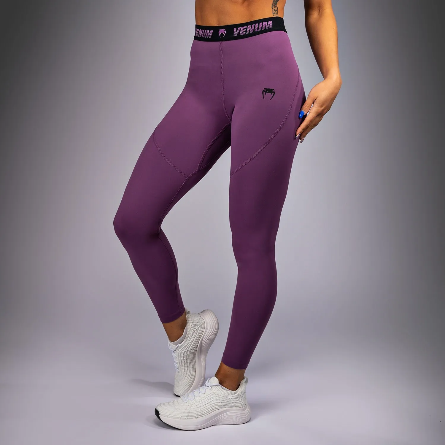 Subtle Detail Tall Fit Weekend Trip Venum Elevate Women Leggings - Liliac