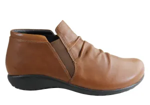 Naot Terehu Womens Comfortable Supportive Slip On Shoe Boots Travel Companion Memory Foam Insert