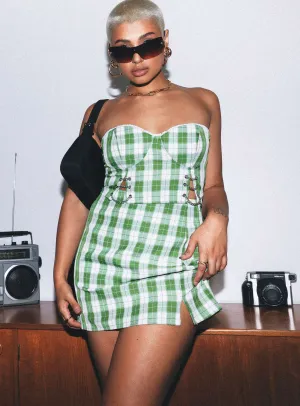 Natalia Mini Skirt Green investment piece