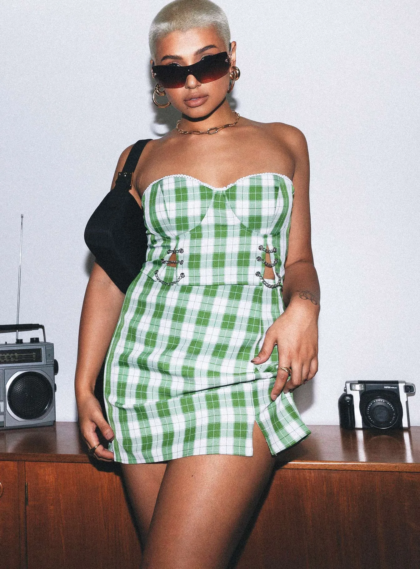 Natalia Mini Skirt Green investment piece