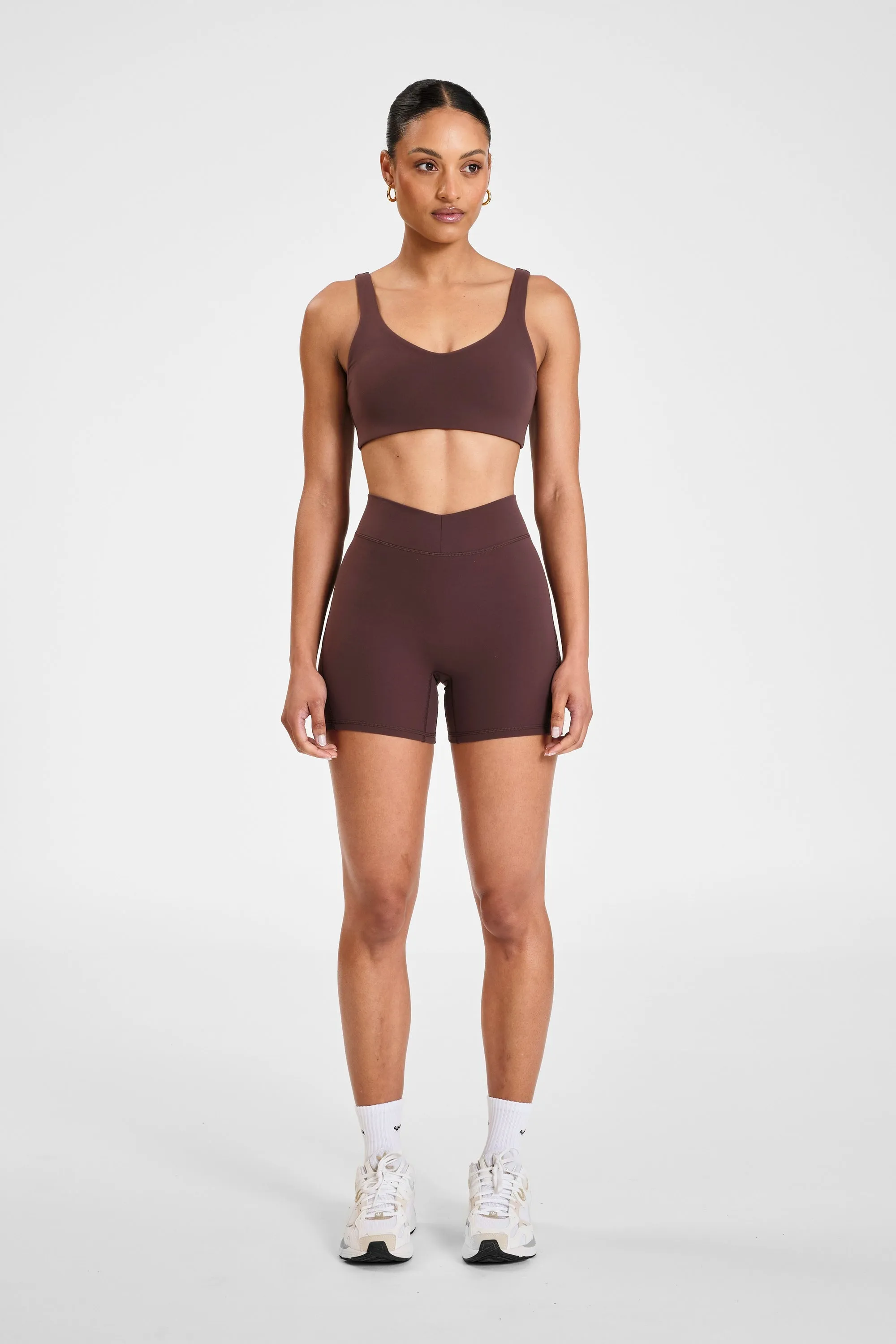 ALLFENIX CloudCore Open Back Sports Bra Non-Irritating Fabric Back support