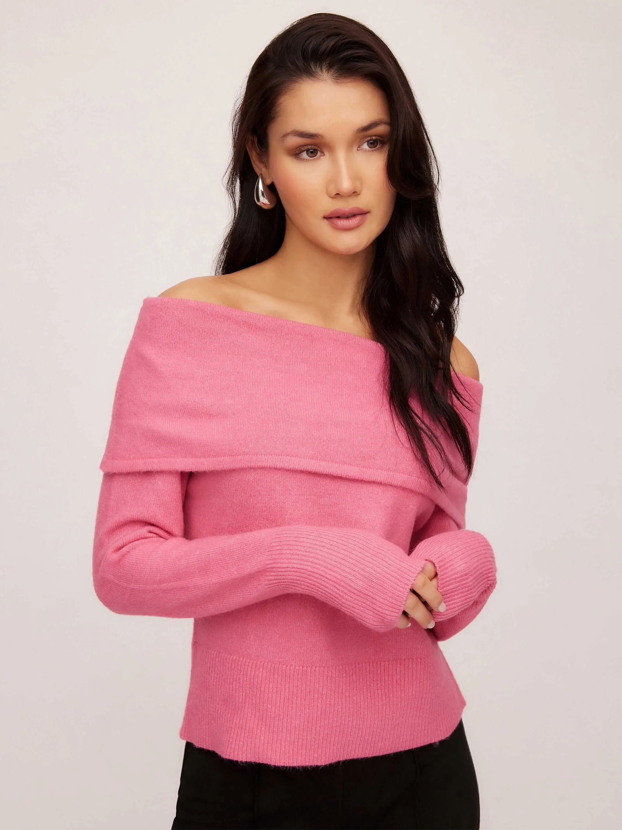 Monique Sweater Recycled Fiber Blend Breathable Texture