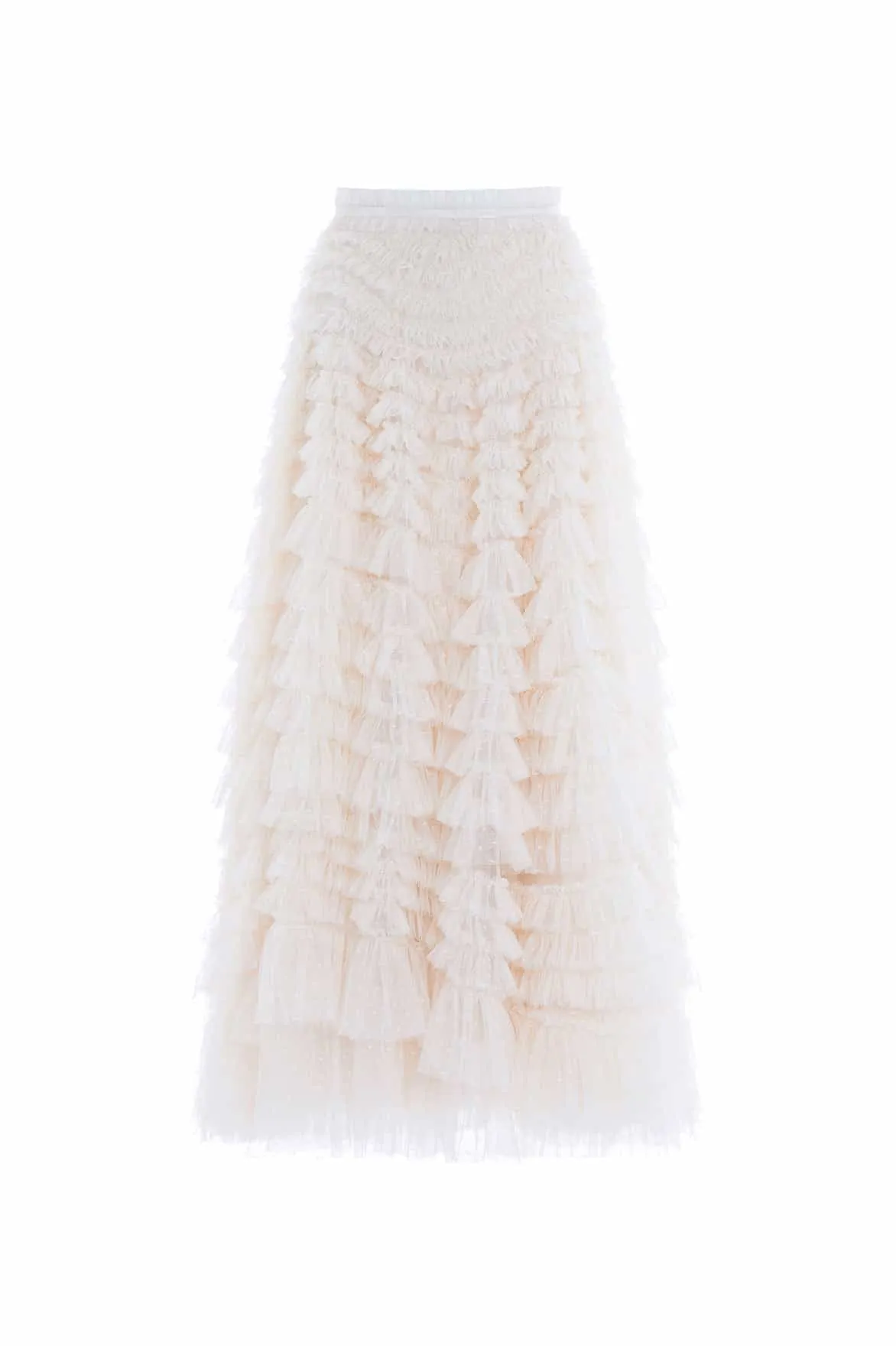 Hattie Ruffle Ankle Skirt Subtle Details No Ride Up