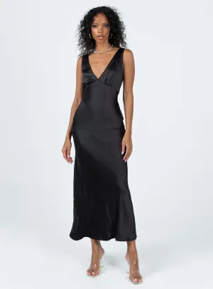 Work Comfort Nellie Maxi Dress Black