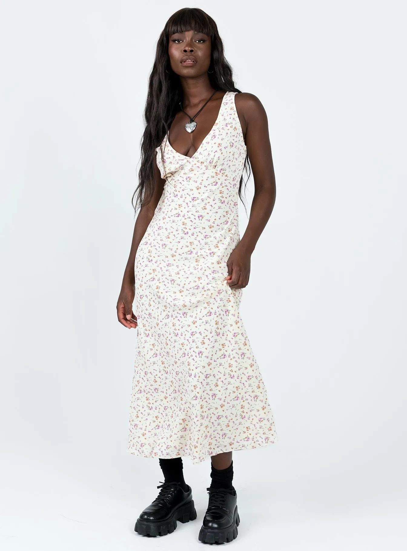 Work Favorite Nellie Maxi Dress Cream