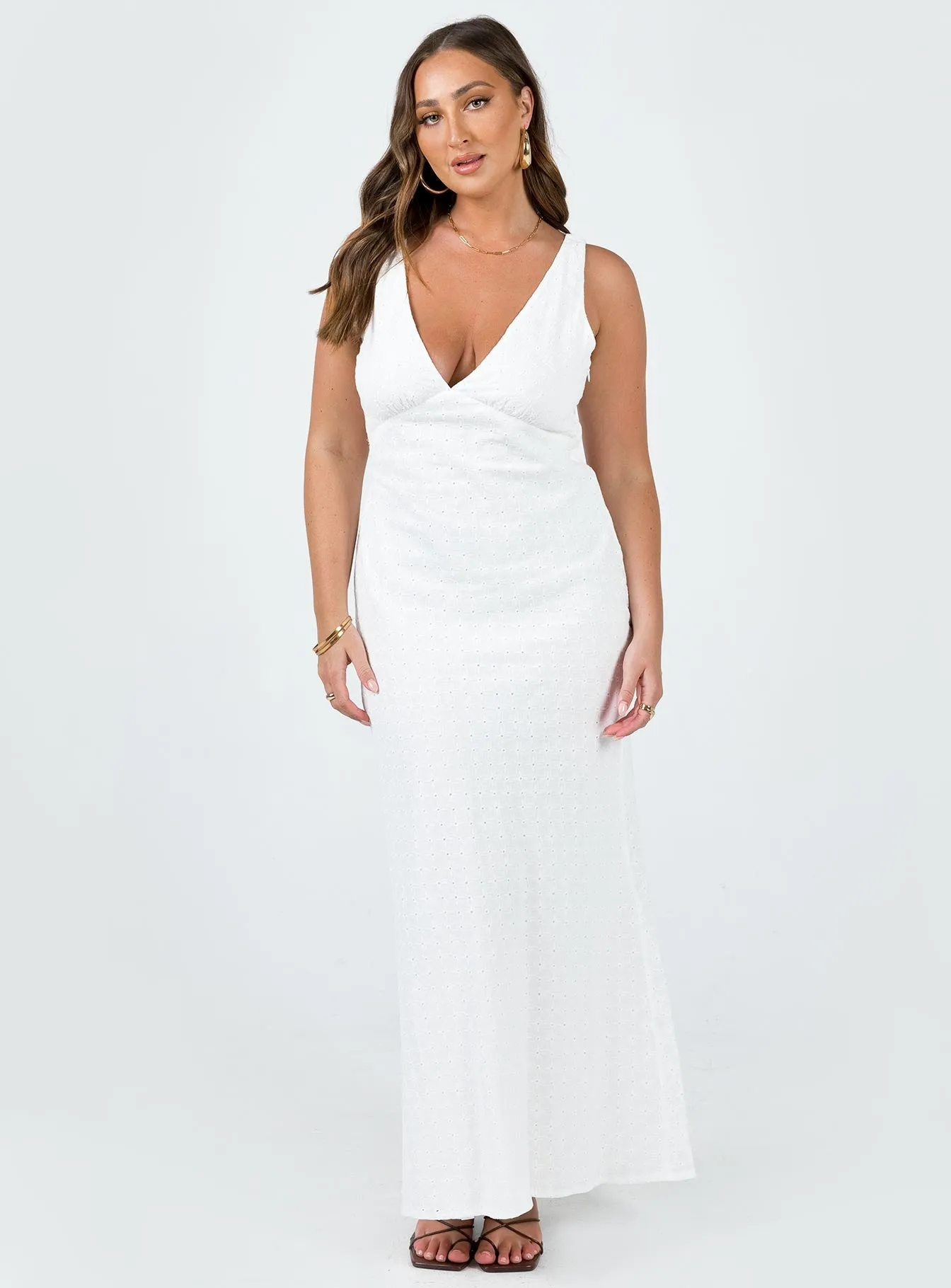 Nellie Maxi Dress White Anniversary-Event