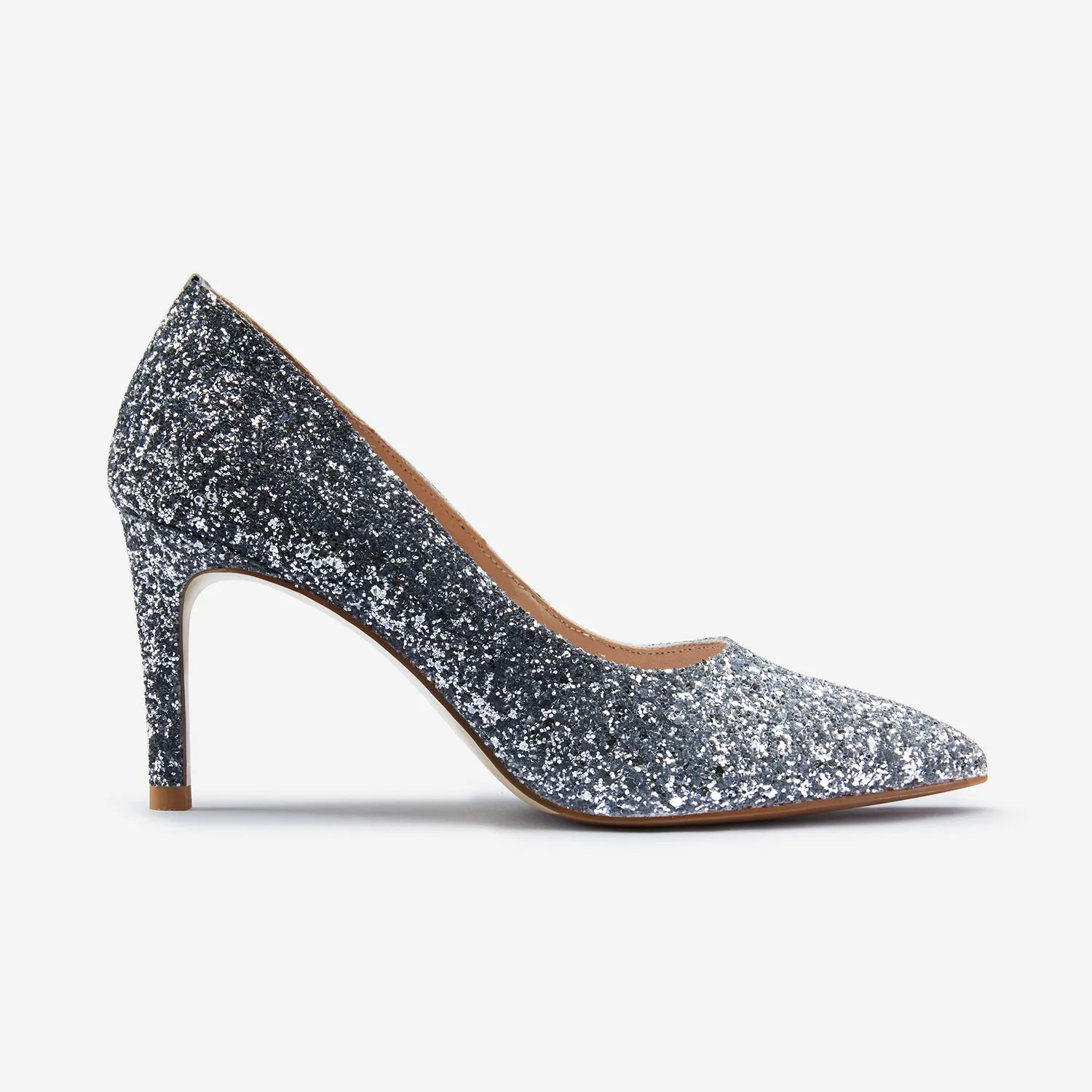 Nemesis 78mm Heel Ltd Ed | Ice Glitter Shock absorption Chic Finish