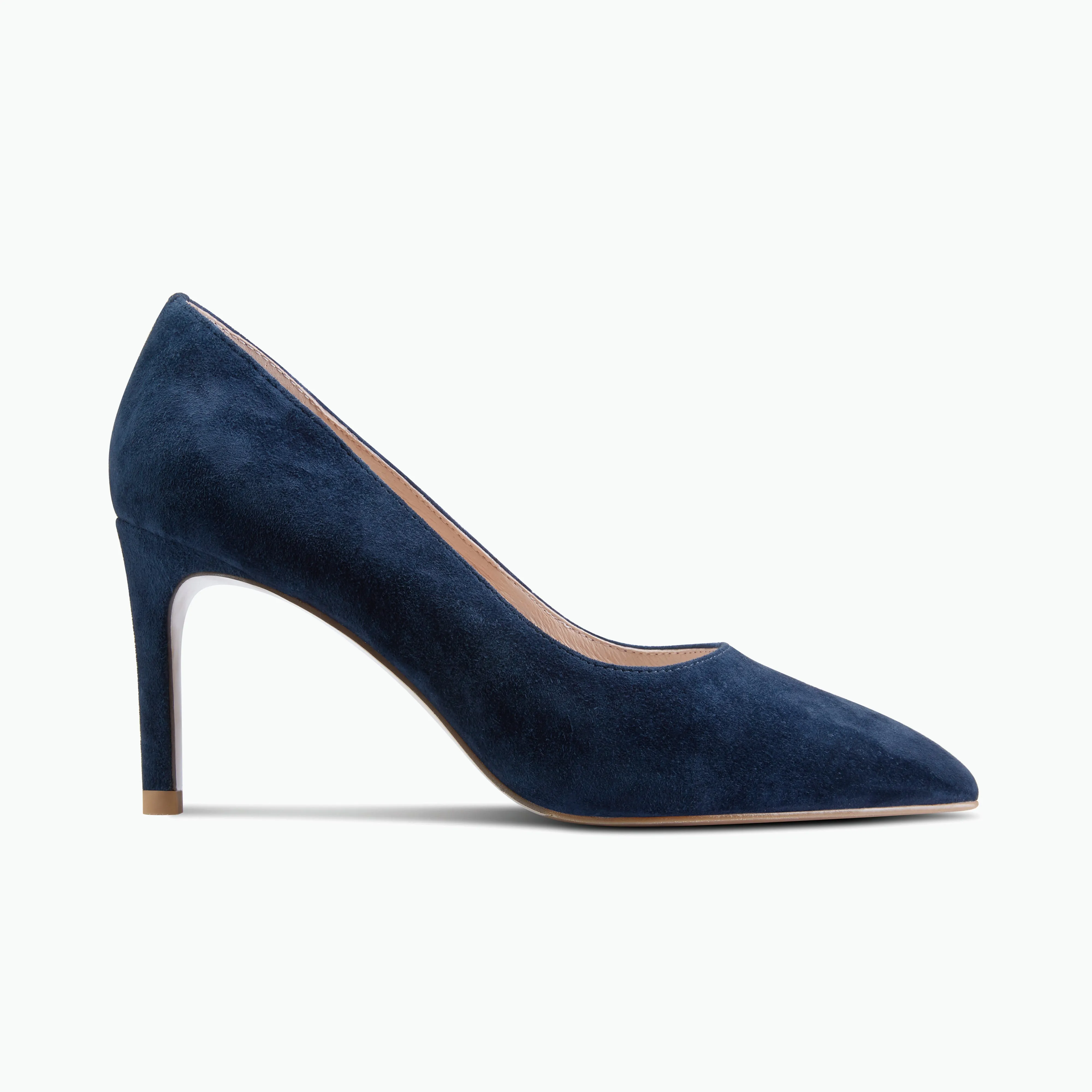 Nemesis 78mm Heel | Navy Suede Sophisticated Sandals