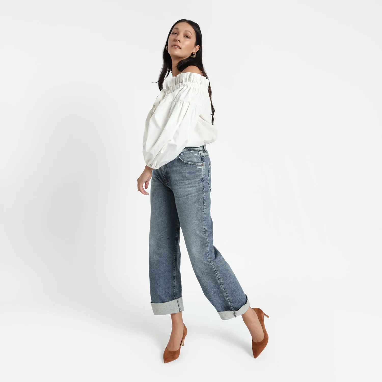 Nemesis 78mm Heel | Rust suede Memory foam insole Winter Pumps