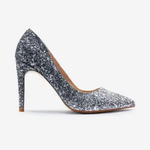 Nemesis 95mm Heel Ltd Ed | Ice Glitter Comfort Cushion
