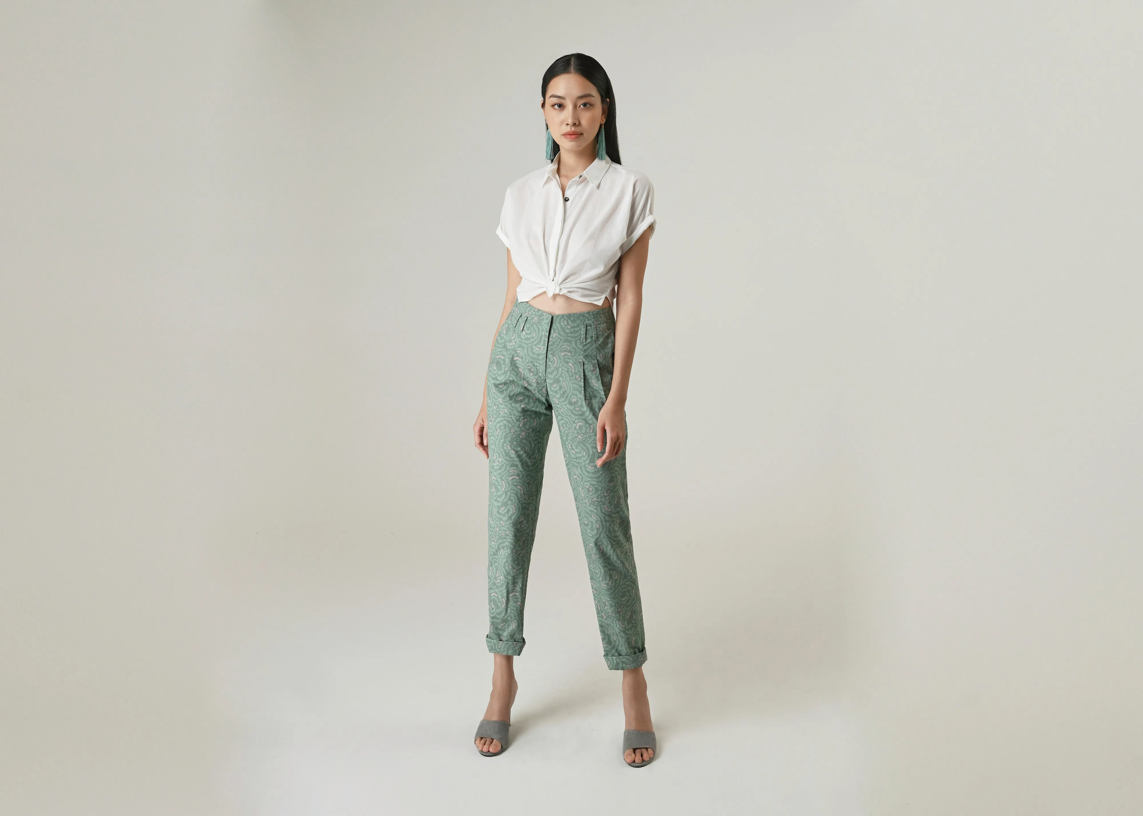 NEROLI - PEONY KOI OLIVE Tagless label