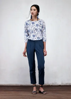 LAO - DEEP INDIGO RecycledPolyester Quick Dry Fabric