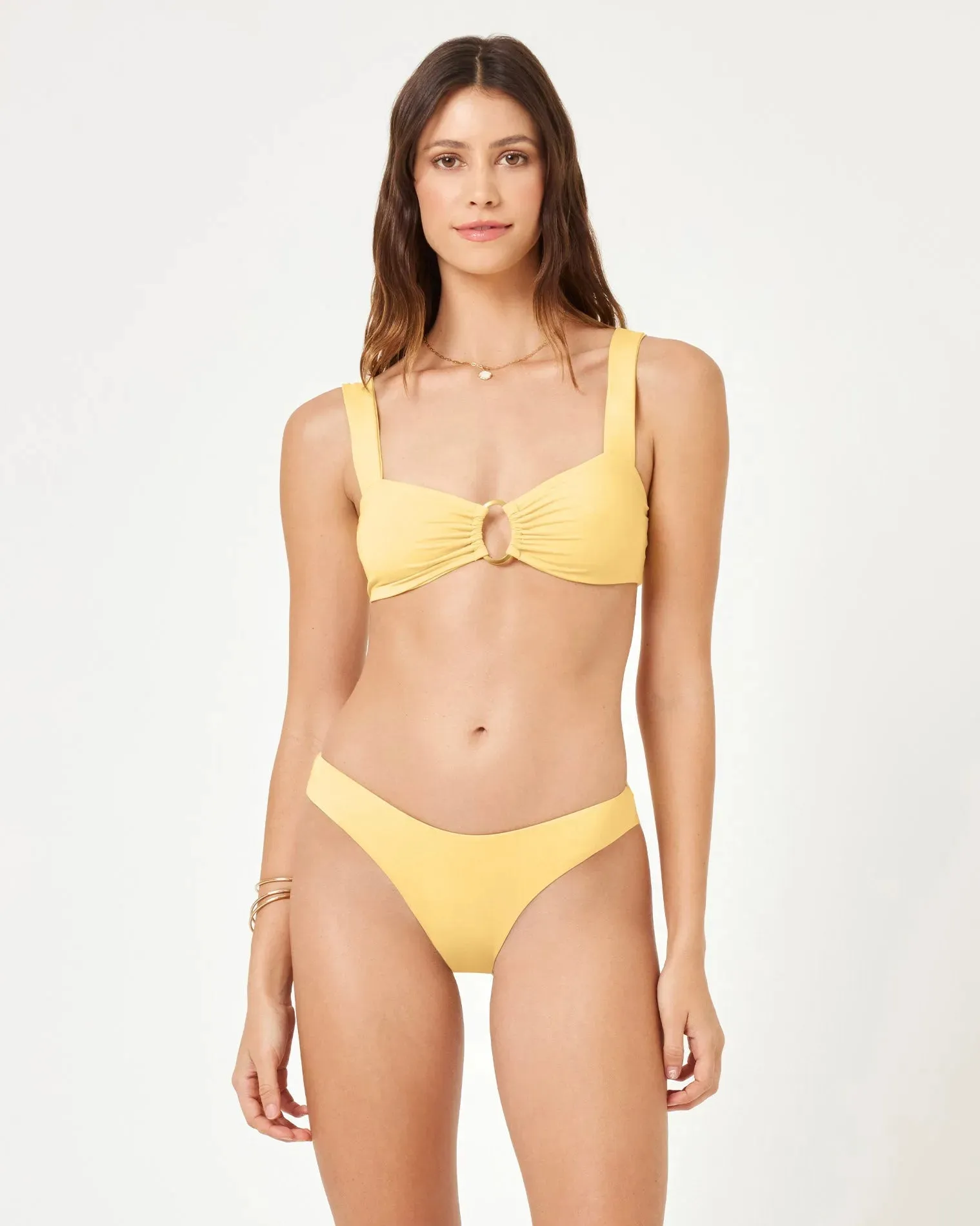 L*Space Womens Bikini Top Willow Machine-washable Fair trade