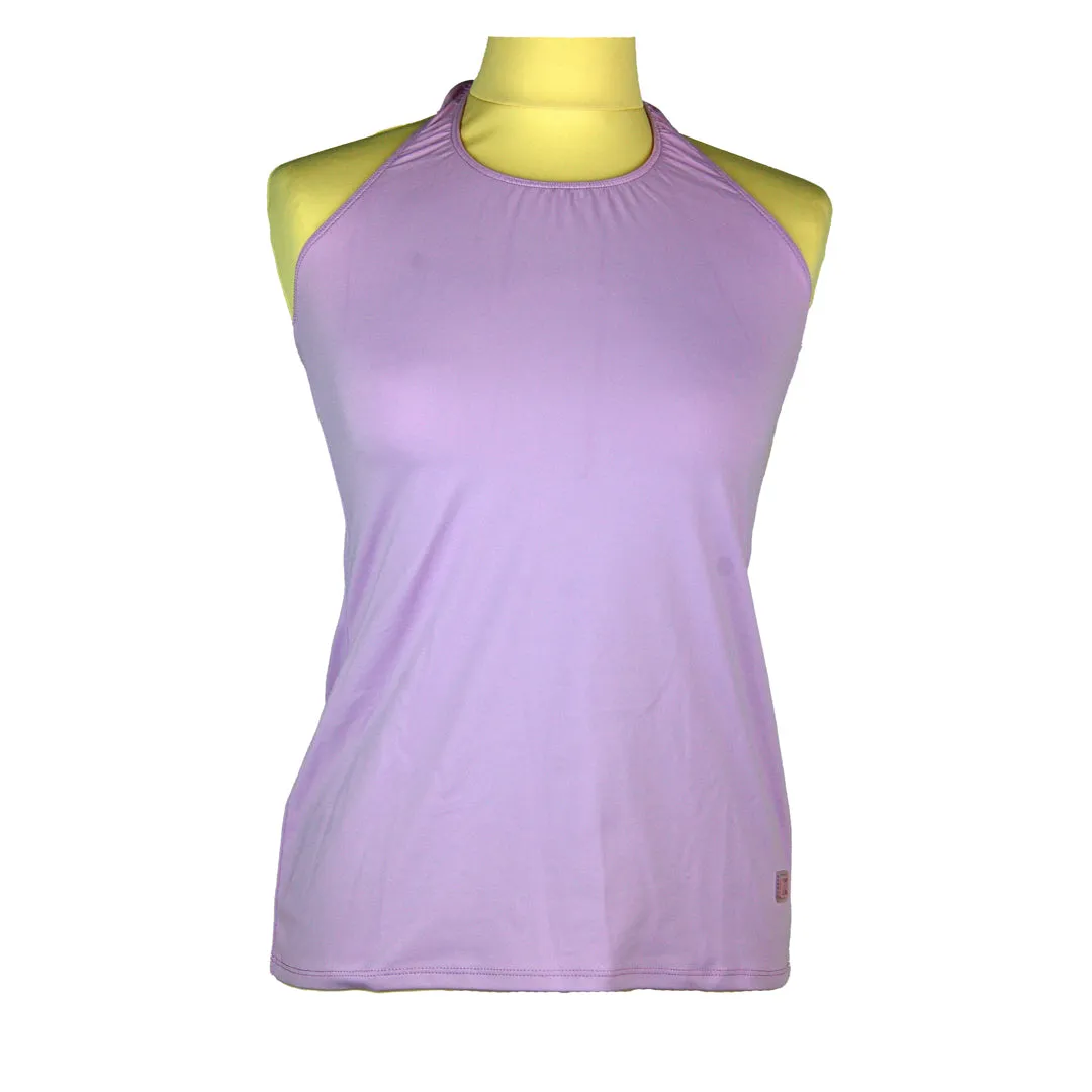 military training Soft Chafe Protection ZAAZEE Ariana Fitness Vest-Lilac