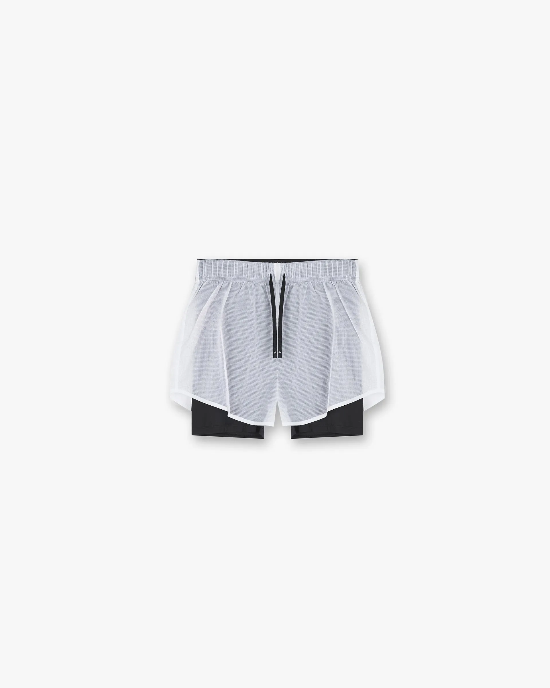Tactile Feedback Loops 247 Distance 2-In-1 Short - White