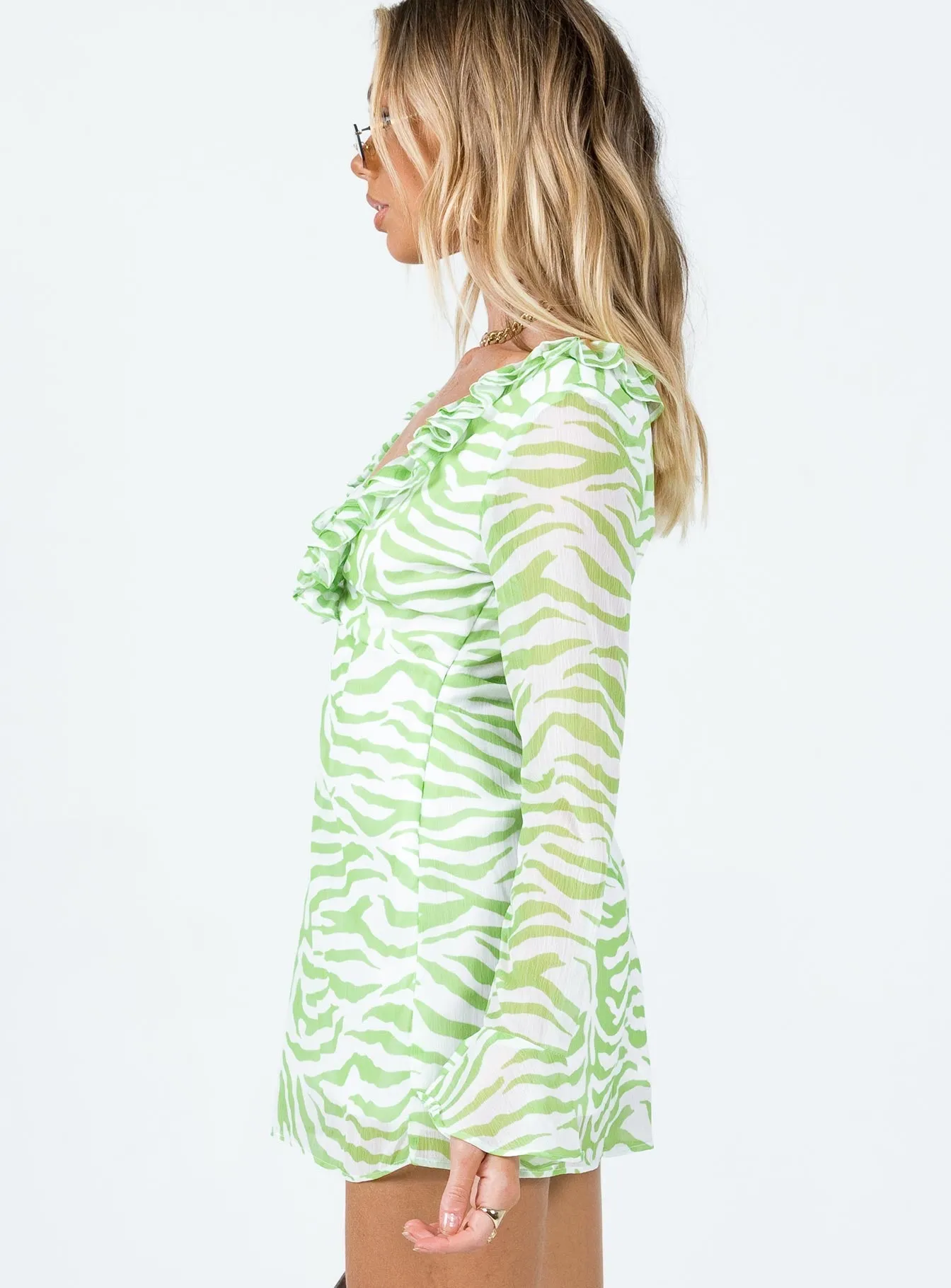 Smooth Look Nostalgia MinI Dress Green