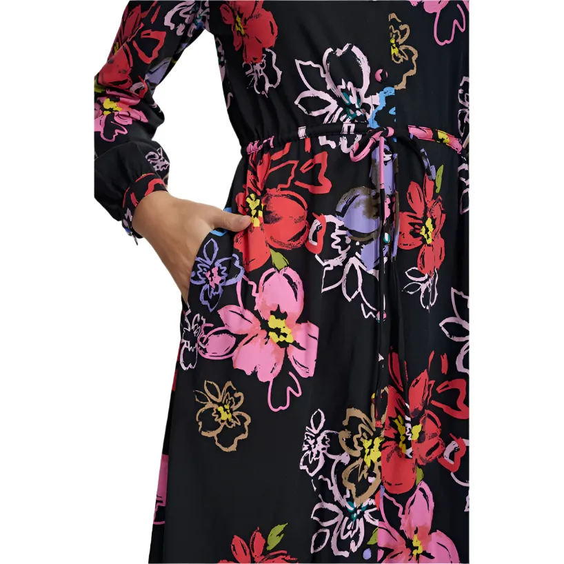 Flexible wedding guest wear Numph Womens Dress Hallie Caviar