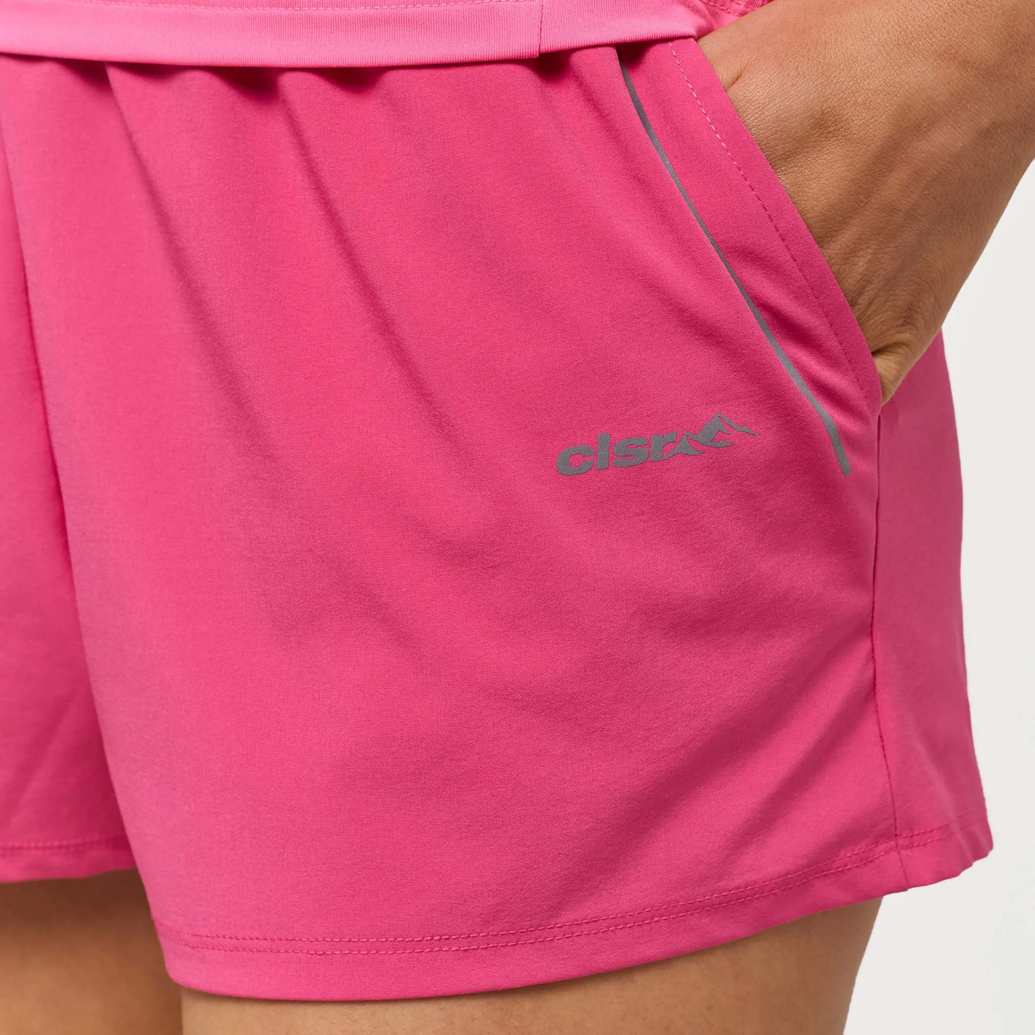 Warm Weather Style Core Running Short | Bright Pink