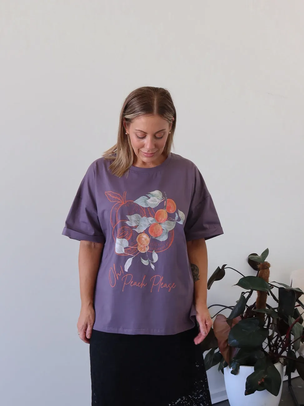 Cool Design Oh! Peach Please Tee