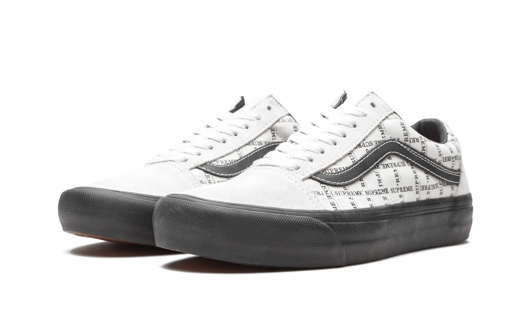 Urban Runner Runway Pop Old Skool Pro "Supreme Grid White"
