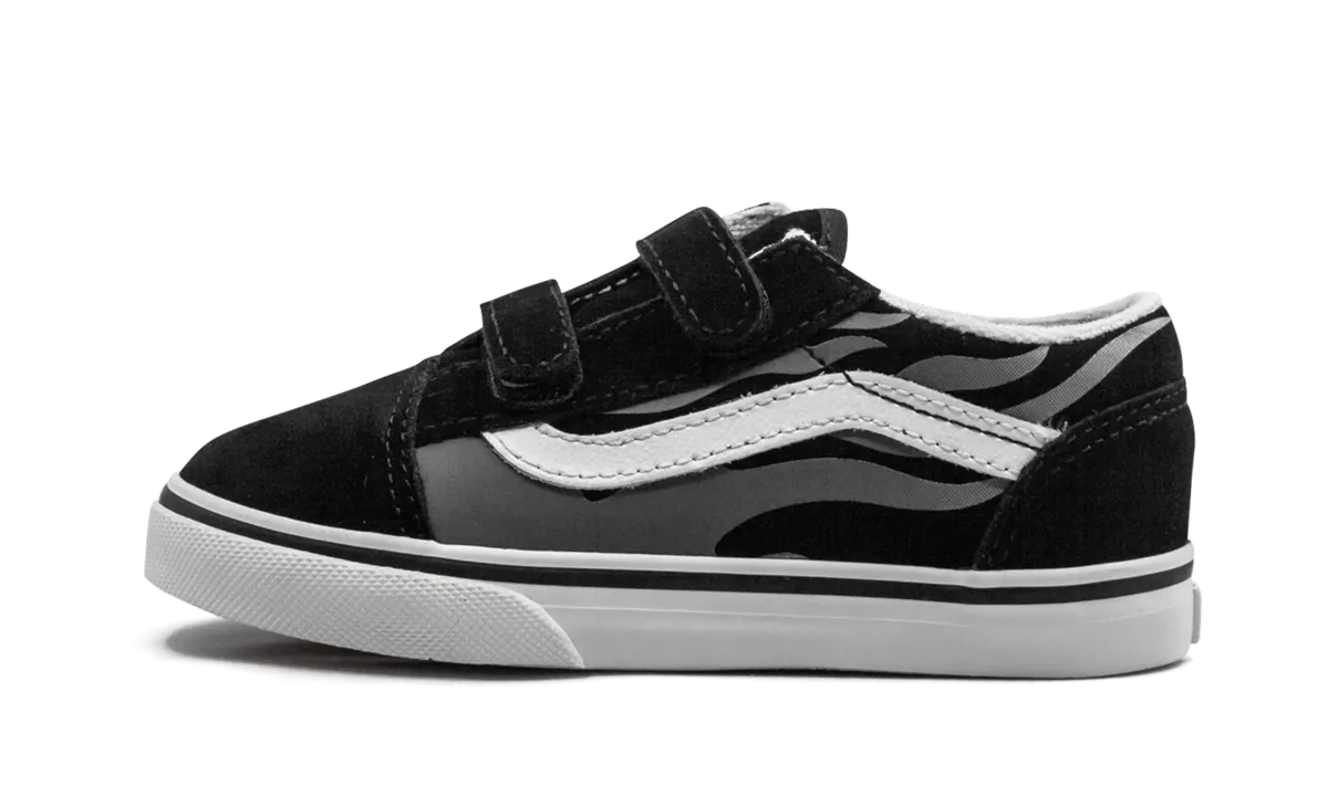 Old Skool V TD "Black Flame" Daily Walk Flexible Sole Design