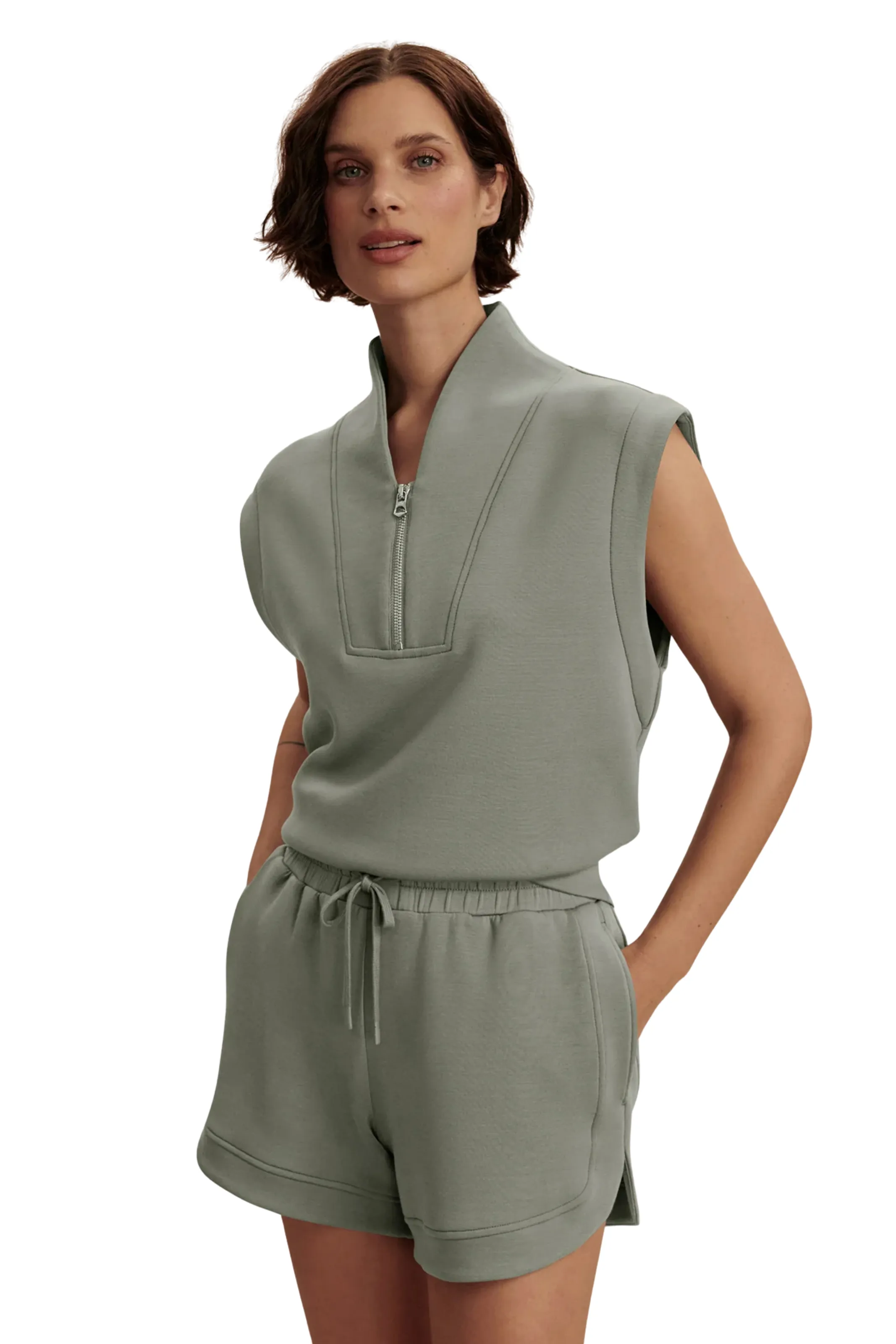 Ollie High Rise Short 3.5, Shadow FasteningLoops