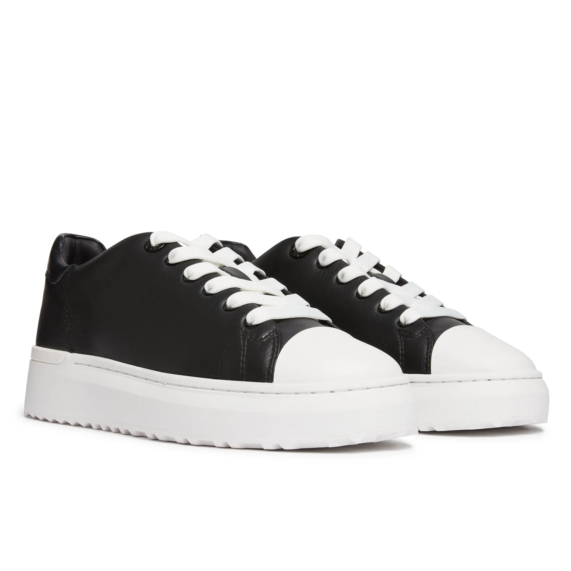 Relaxed Vibe GRFTR LTC Black Leather Womens