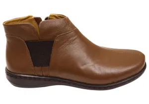 Opananken Thera Womens Comfortable Brazilian Leather Ankle Boots Rugged Built Rural Traveler