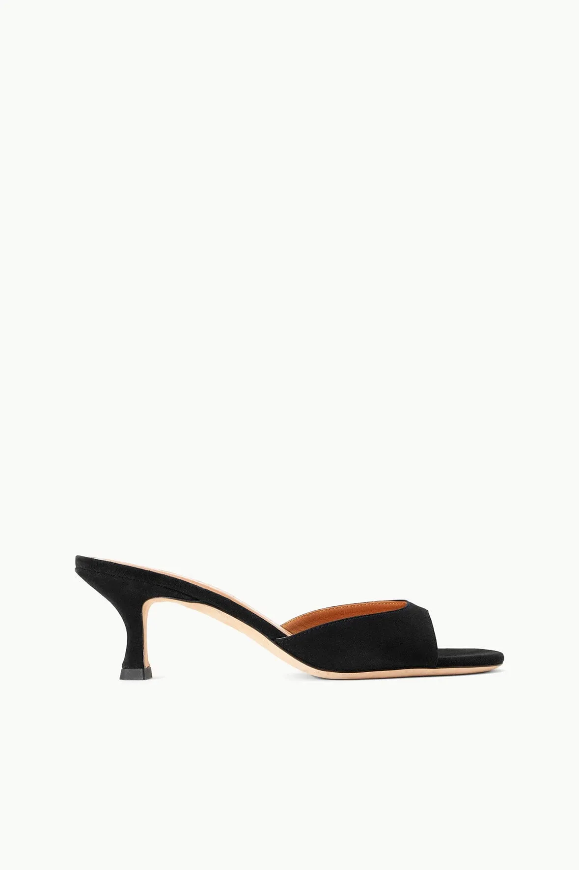 Sharp Edge BRIGITTE MULE | BLACK SUEDE